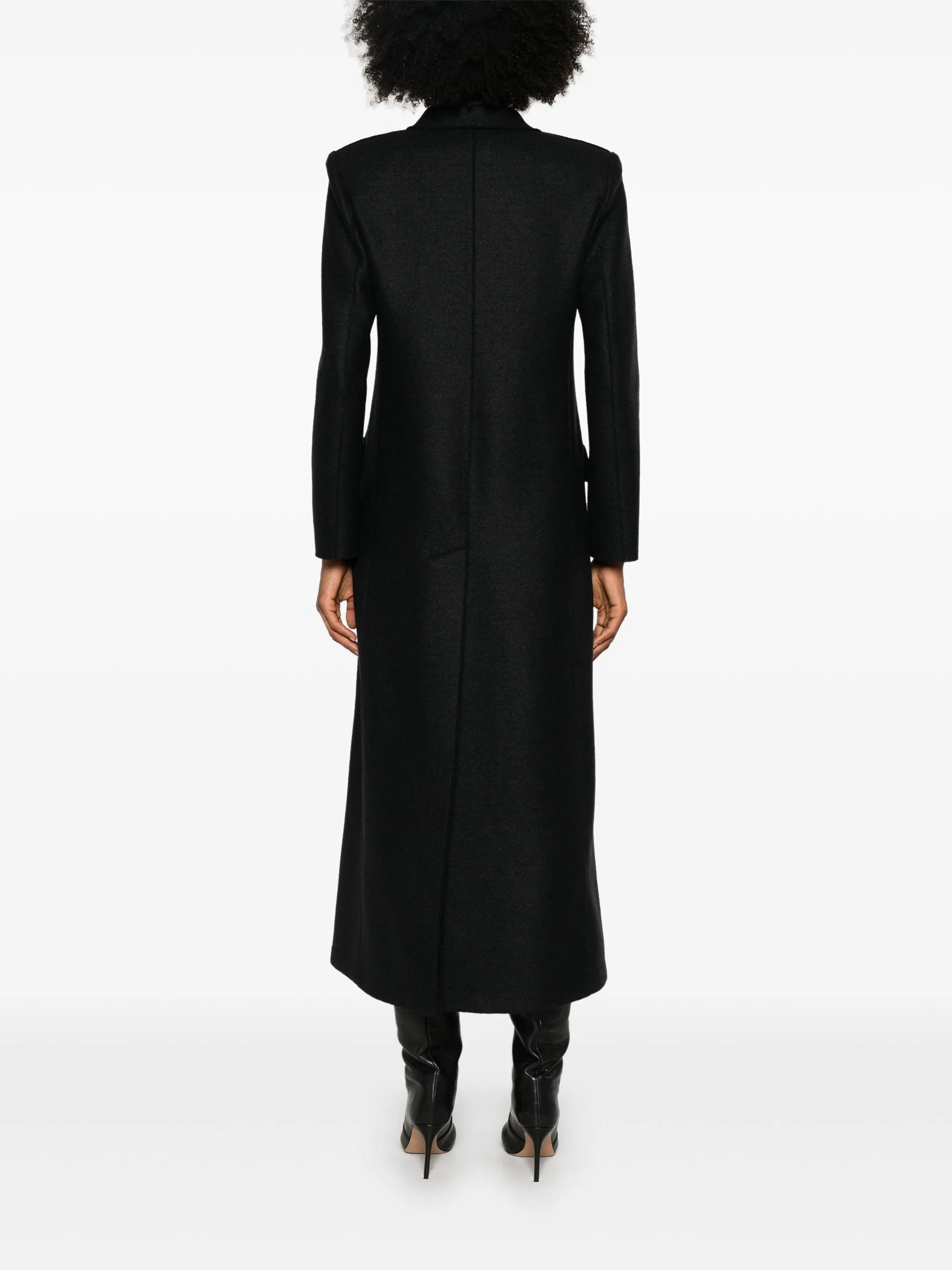 Harris Wharf London Wool Double-breasted Coat - 5
