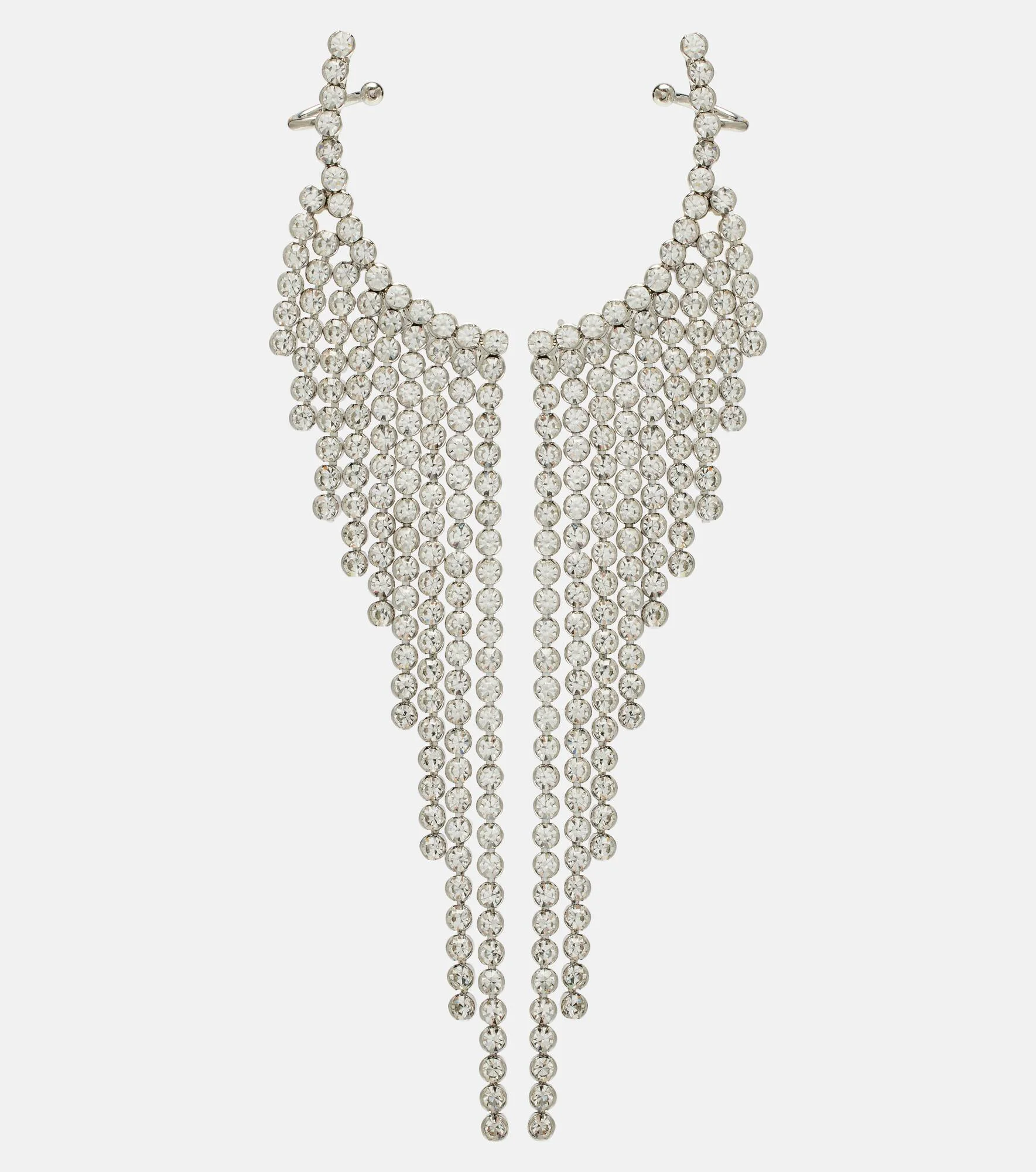 Embellished drop earrings - 1