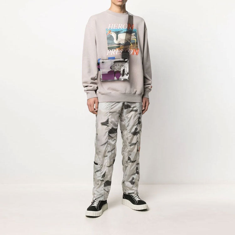 HERON PRESTON Heron Af Crew Sweatshirt 'Taupe' HMBA014R21JER0036145 - 3