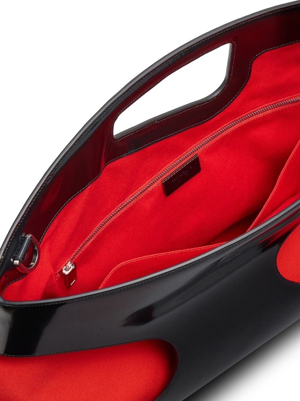 cut-out top handle bag - 4