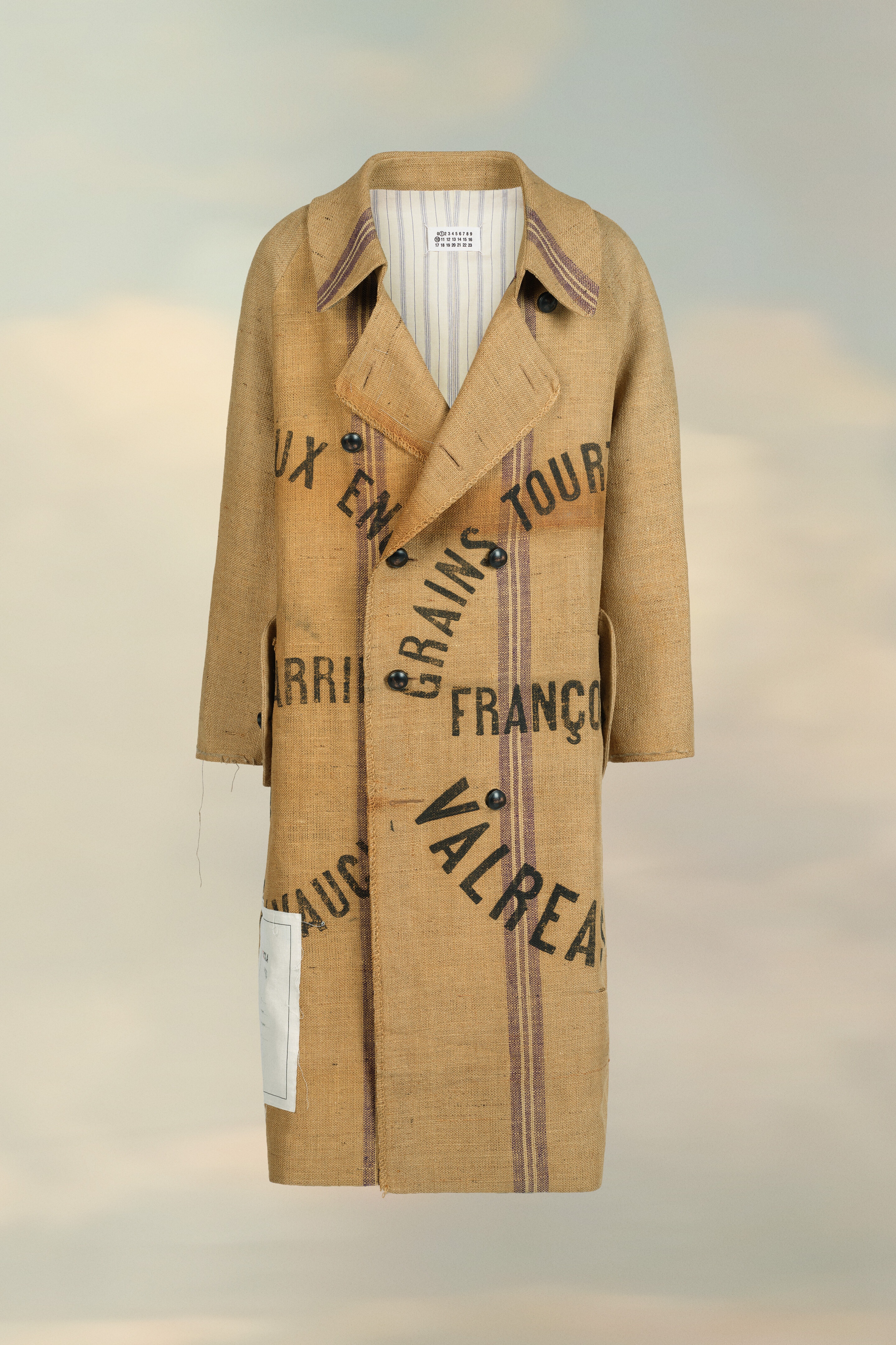 Recicla hessian coat - 1