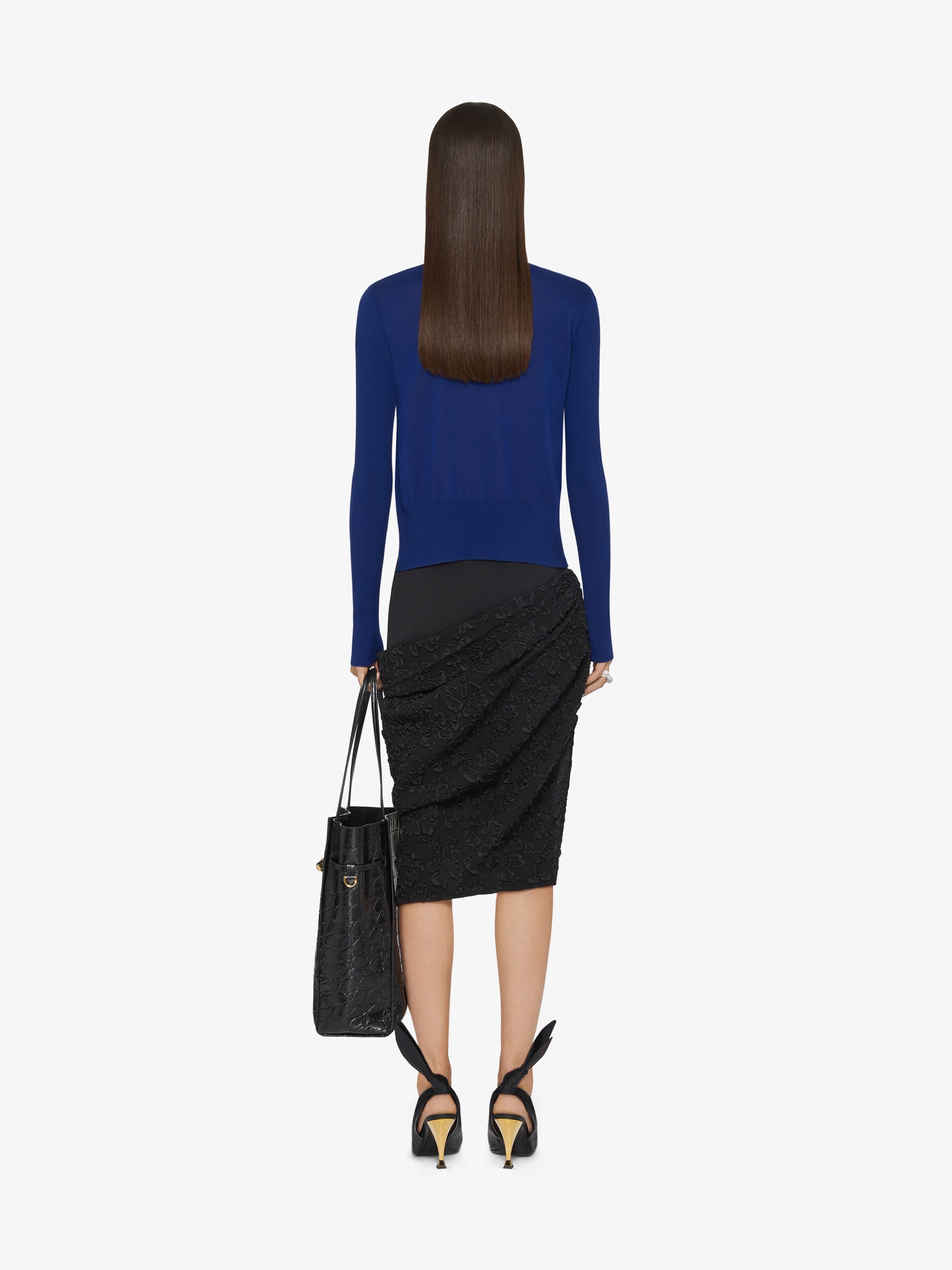 SWEATER SLIM IN CASHMERE AND SILK - 4