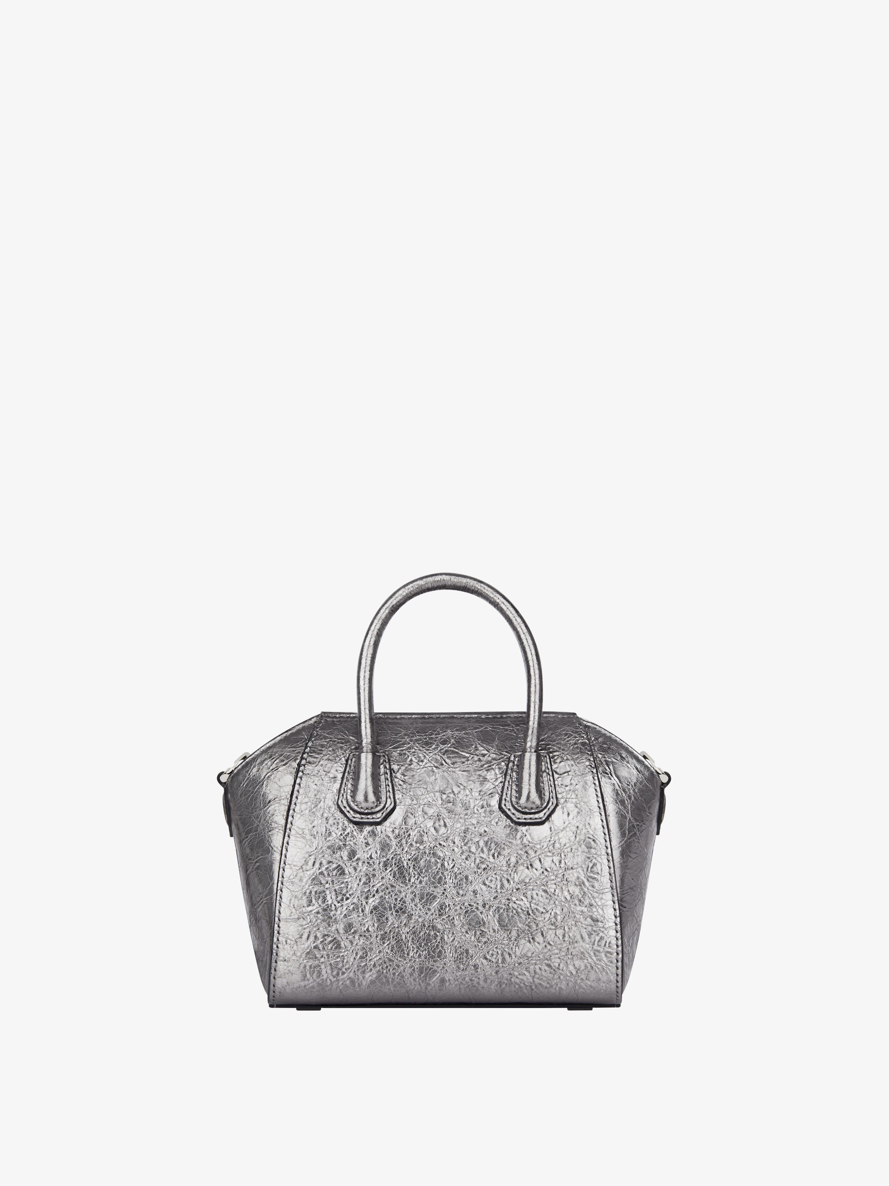 ANTIGONA TOY BAG IN LAMINATED LEATHER - 4