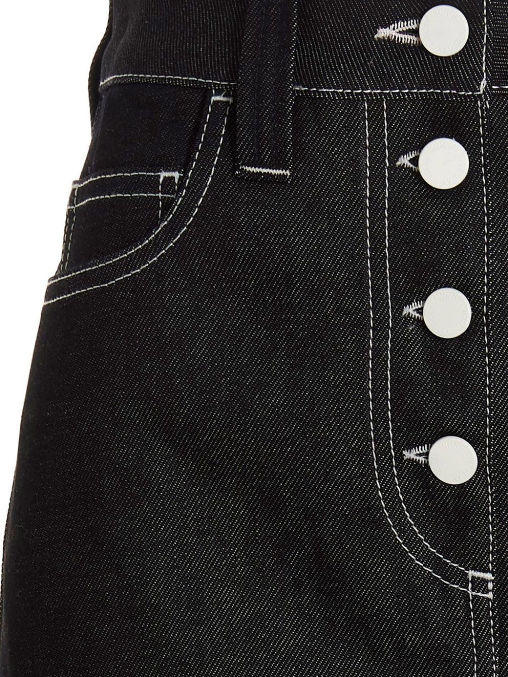 denim midi skirt - 3