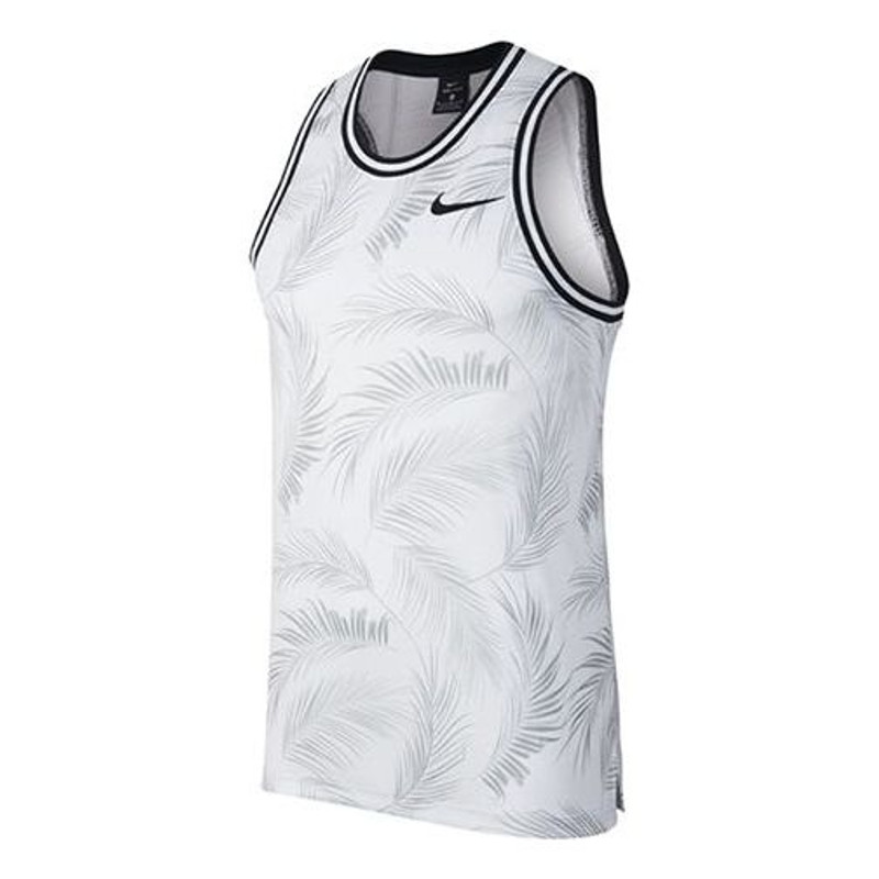 Nike Dri-Fit Dna Printing Basketball Vest Gray White AJ3537-012 1