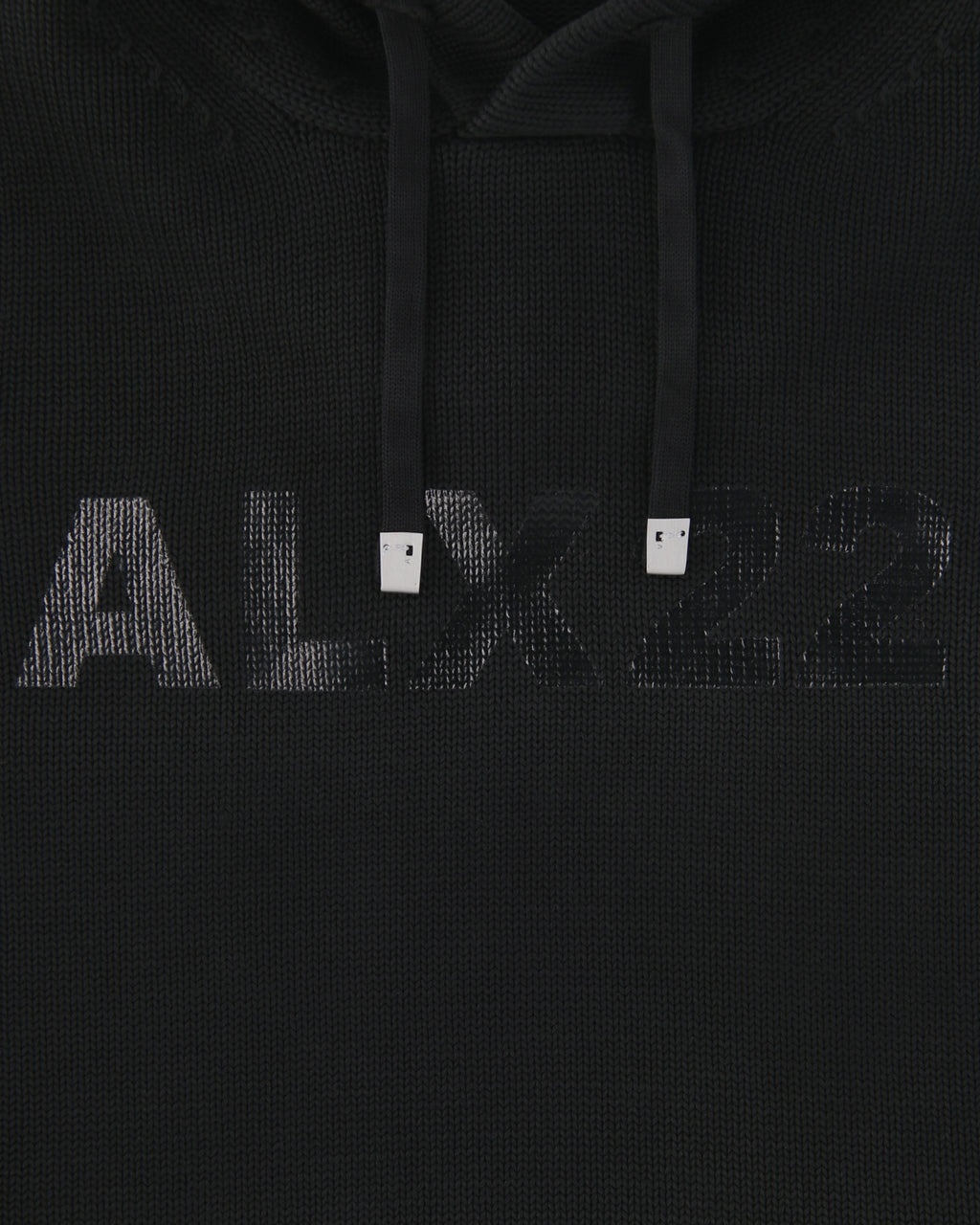 LOGO KNIT HOODED SWEATER - 13