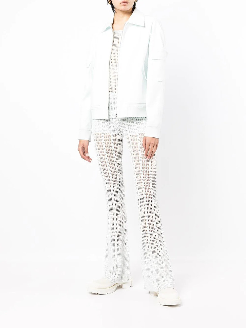 Dion Lee zip-up fitted bomber jacket outlook