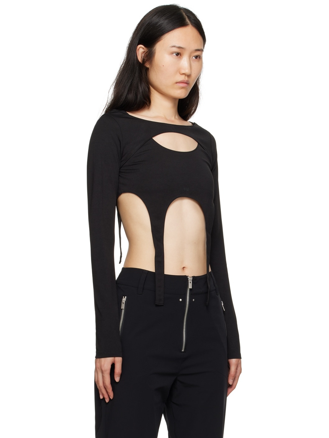Black Arid Harness Long Sleeve T-Shirt - 2