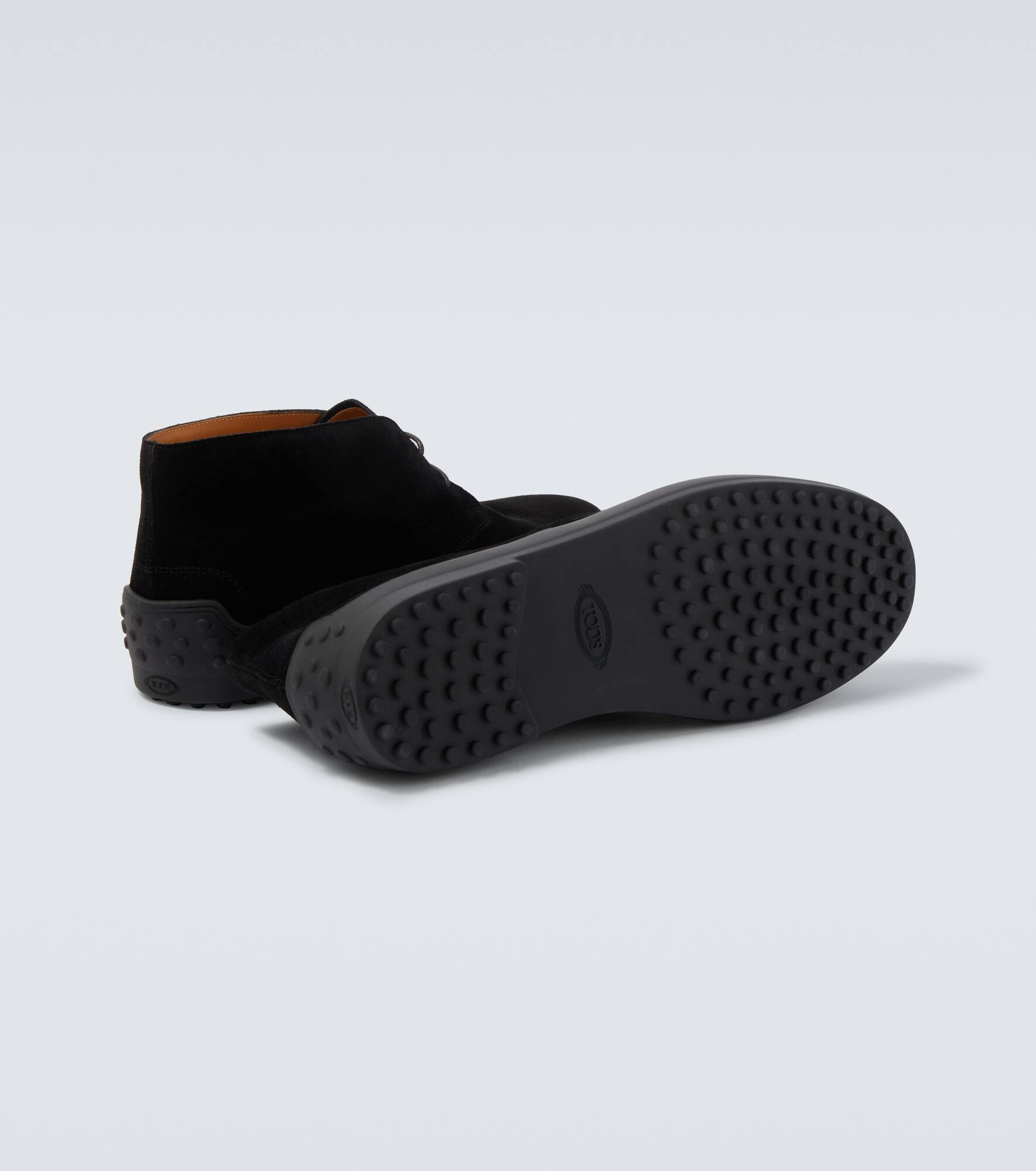 Suede lace-up boots - 7
