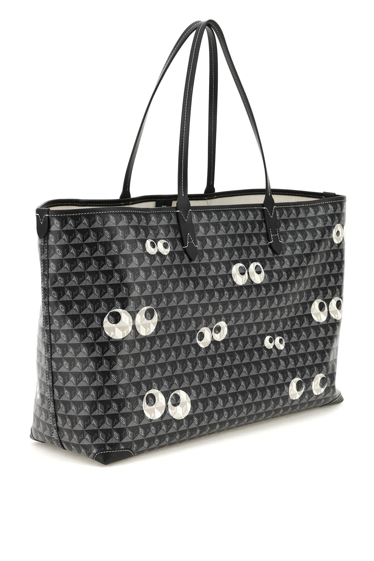 I AM A PLASTIC BAG MULTI EYES TOTE BAG - 2