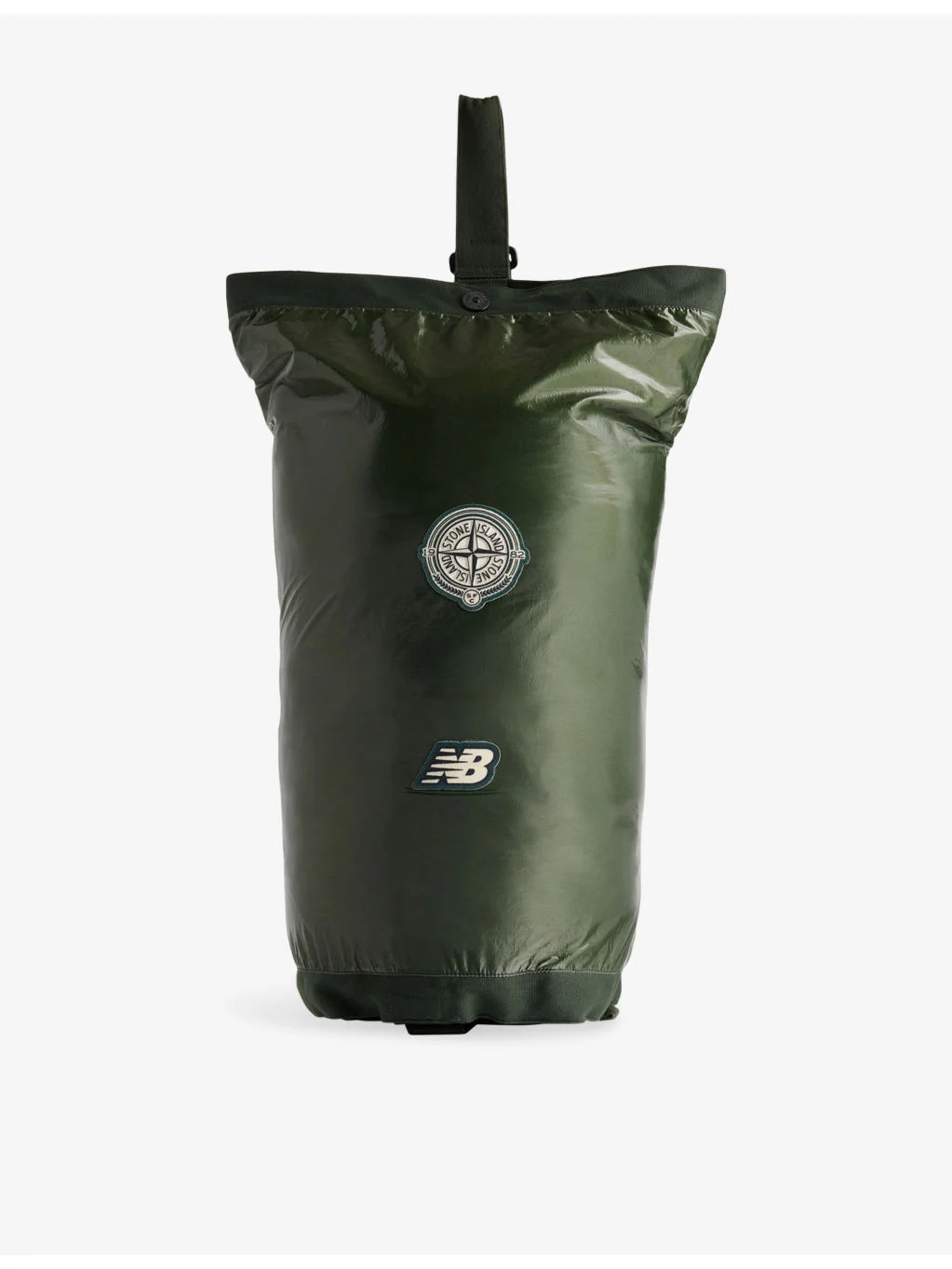 x New Balance Logo-Patch Shell Duffle Bag - 1
