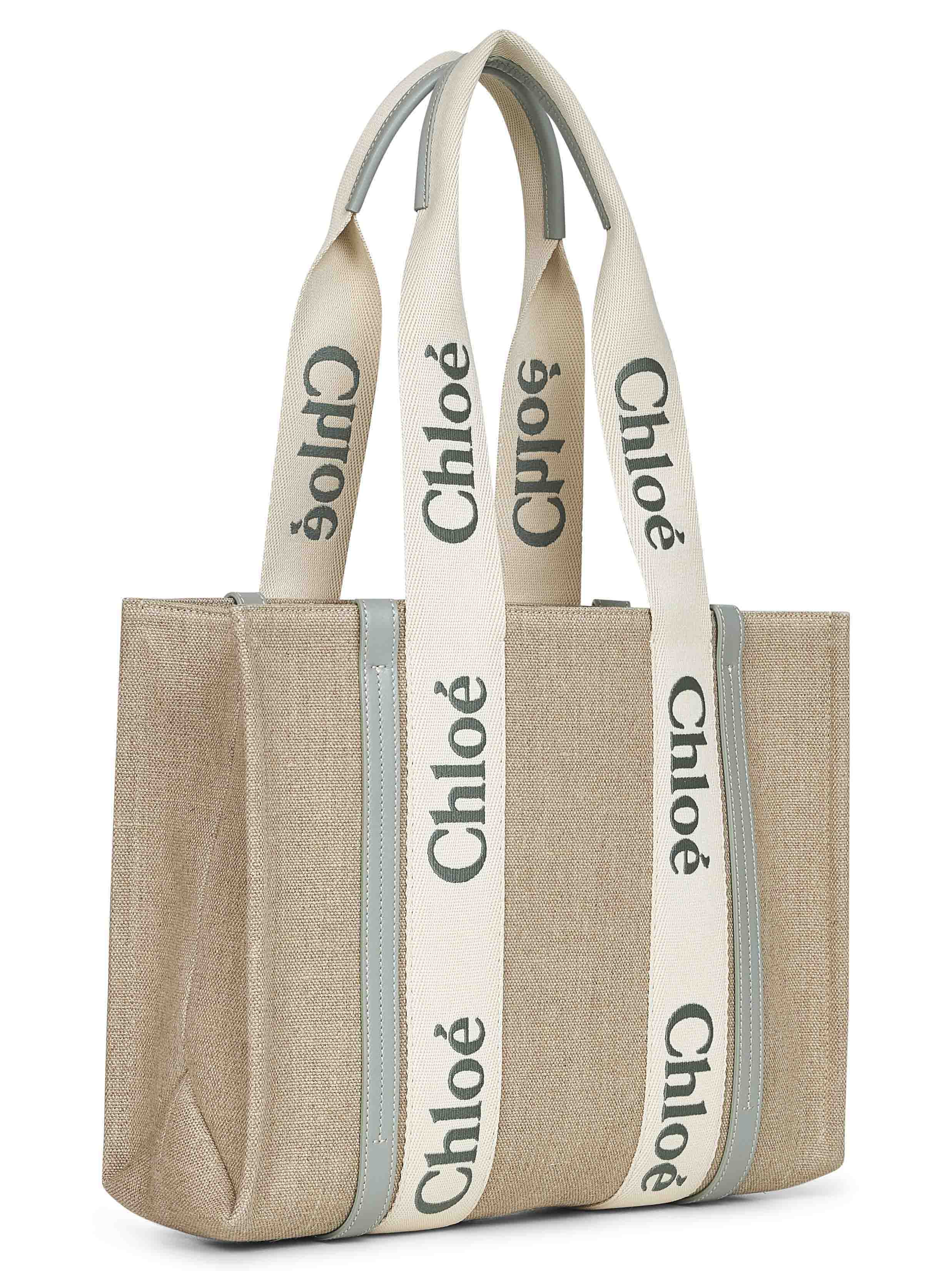 Chloé Women Beige Woody Tote Bag - 2