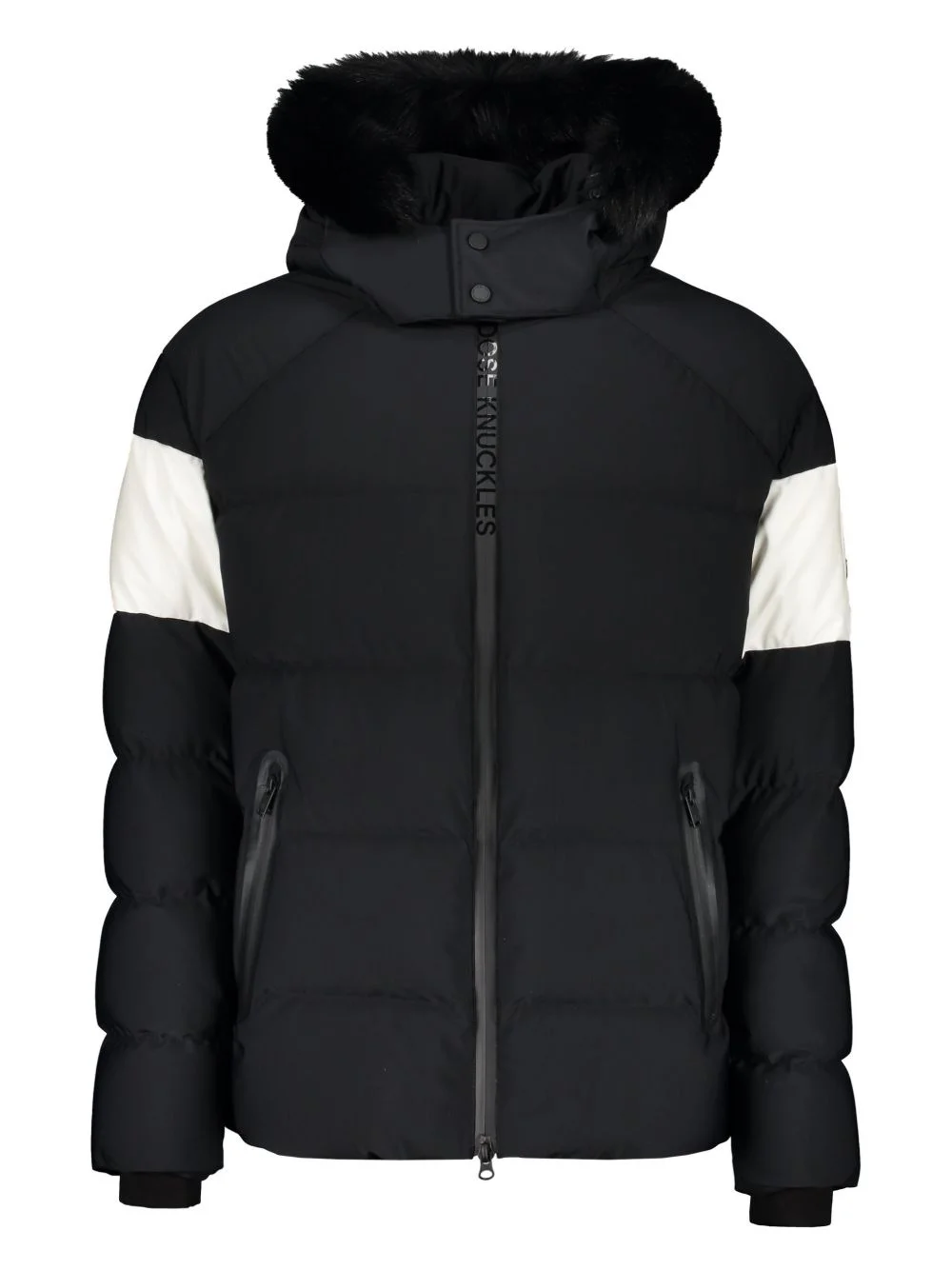 hooded down jacket - 1