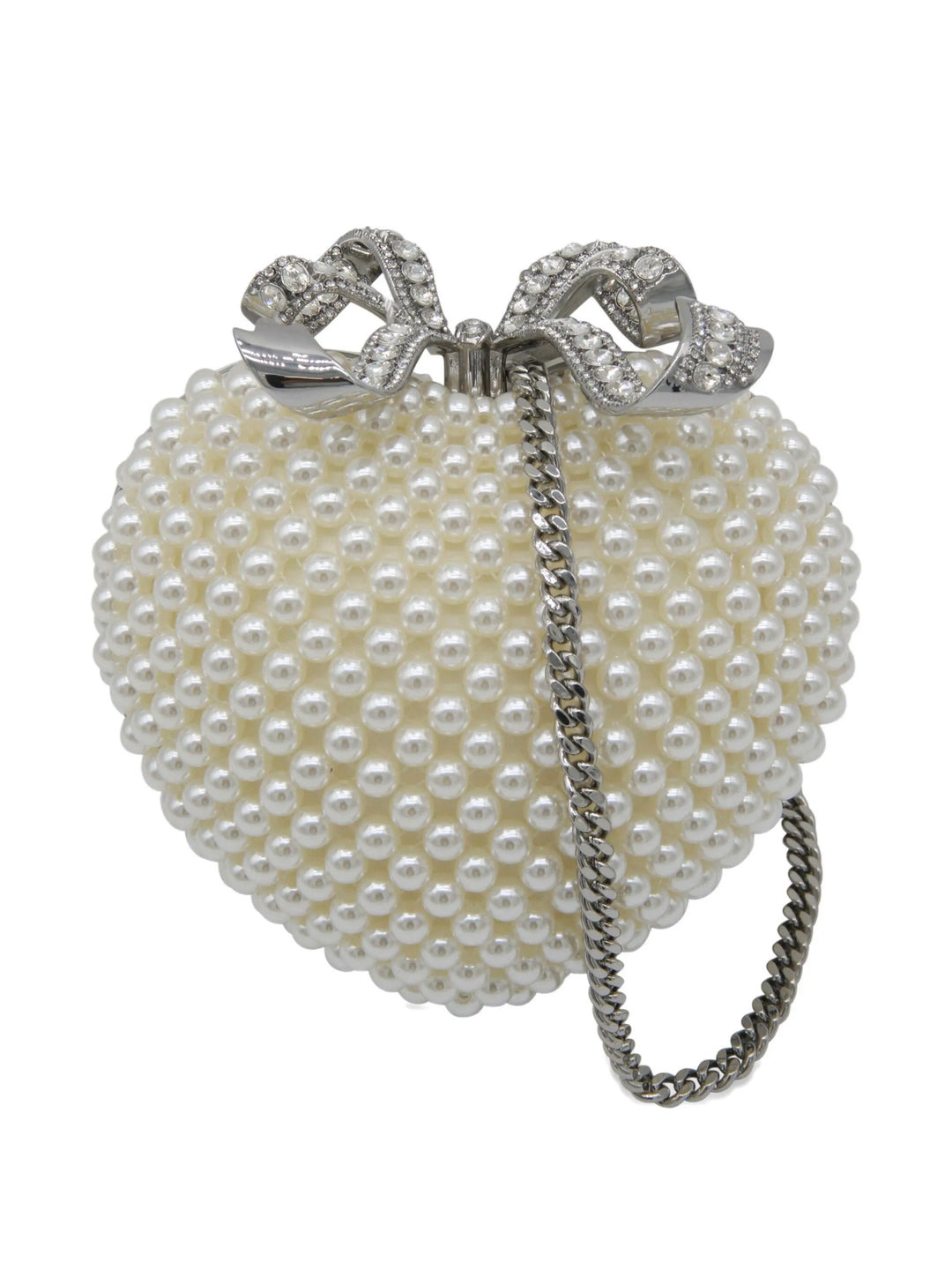 Pearl Heart Clutch Bag - 2
