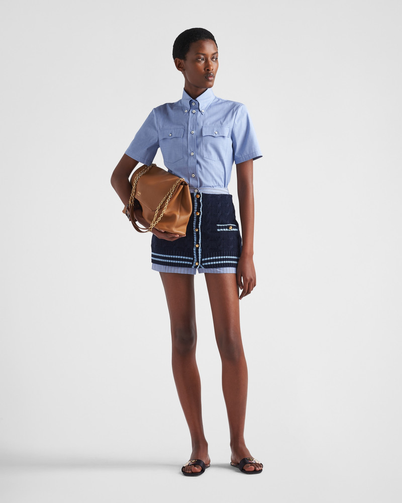 Prada Fil-à-fil cotton shirt outlook