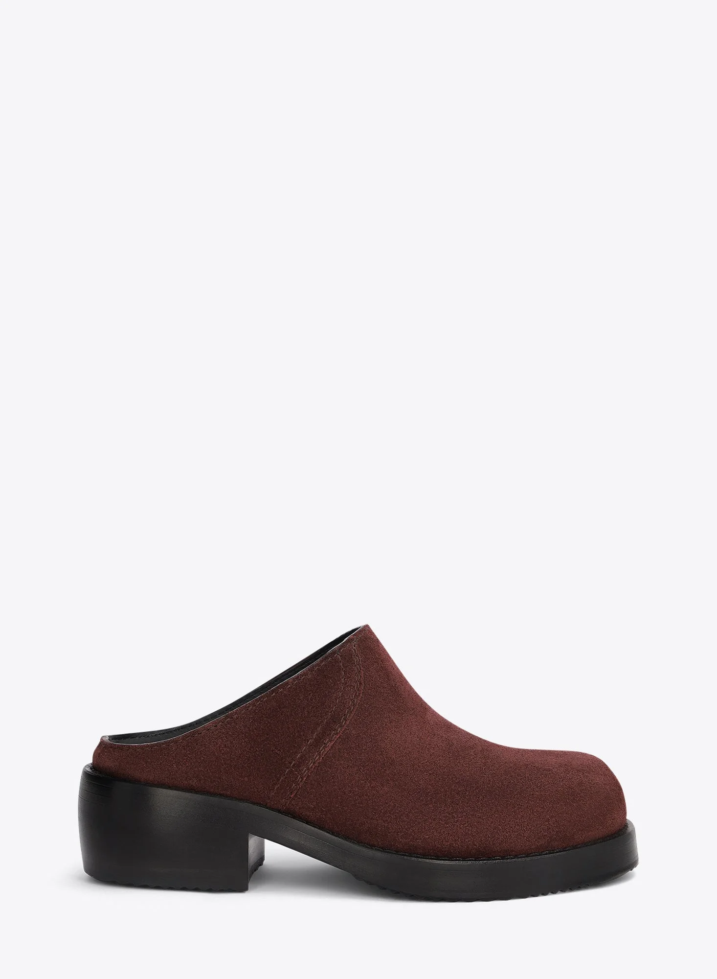 SUEDE WORKWEAR MULES - 1