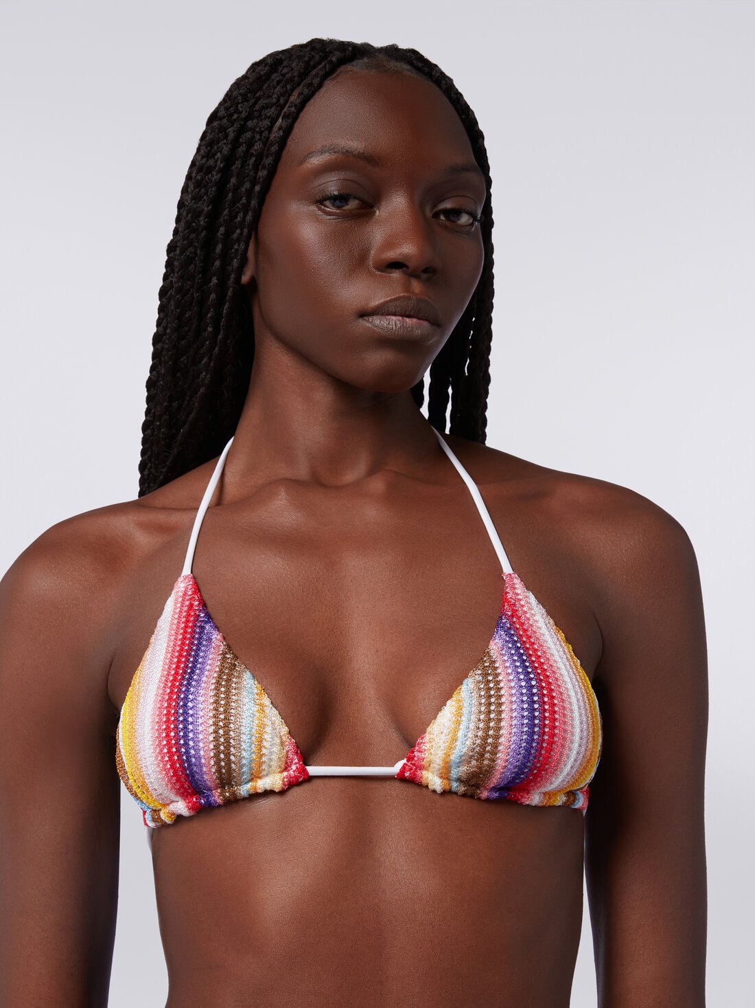 Striped crochet bikini - 5