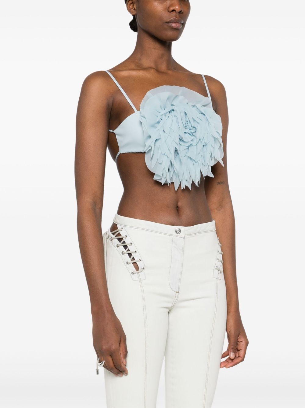 flower-detailed top - 3