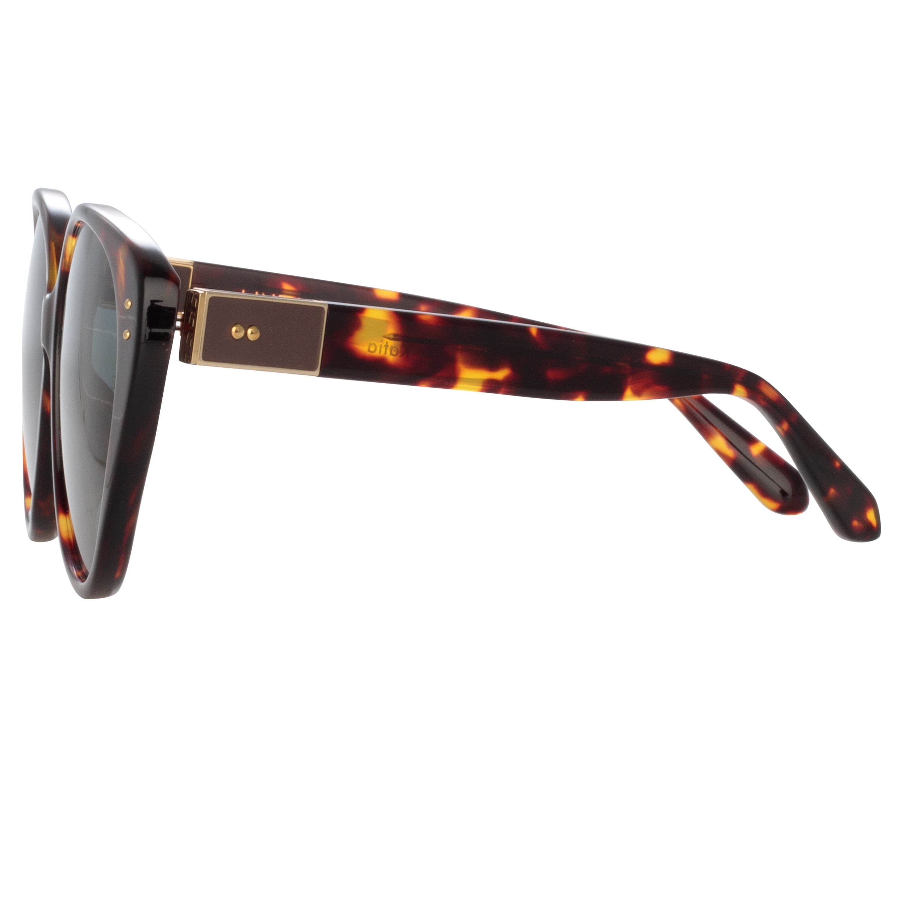 KATIA CAT EYE SUNGLASSES IN TORTOISESHELL - 3