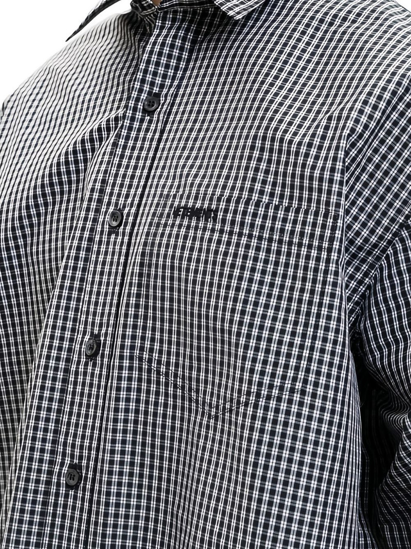 VETEMENTS gingham chest pocket shirt outlook