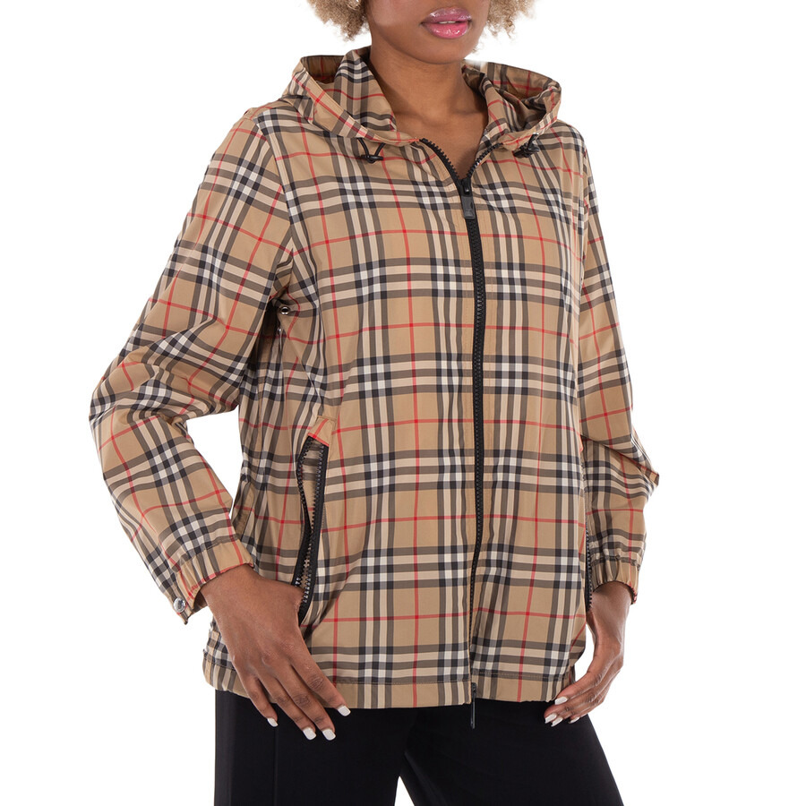 Burberry Vintage Check Drawstring Hooded Jacket - 3