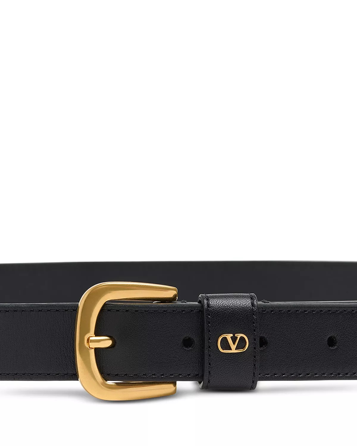 Men's VLogo Leather Belt - 4