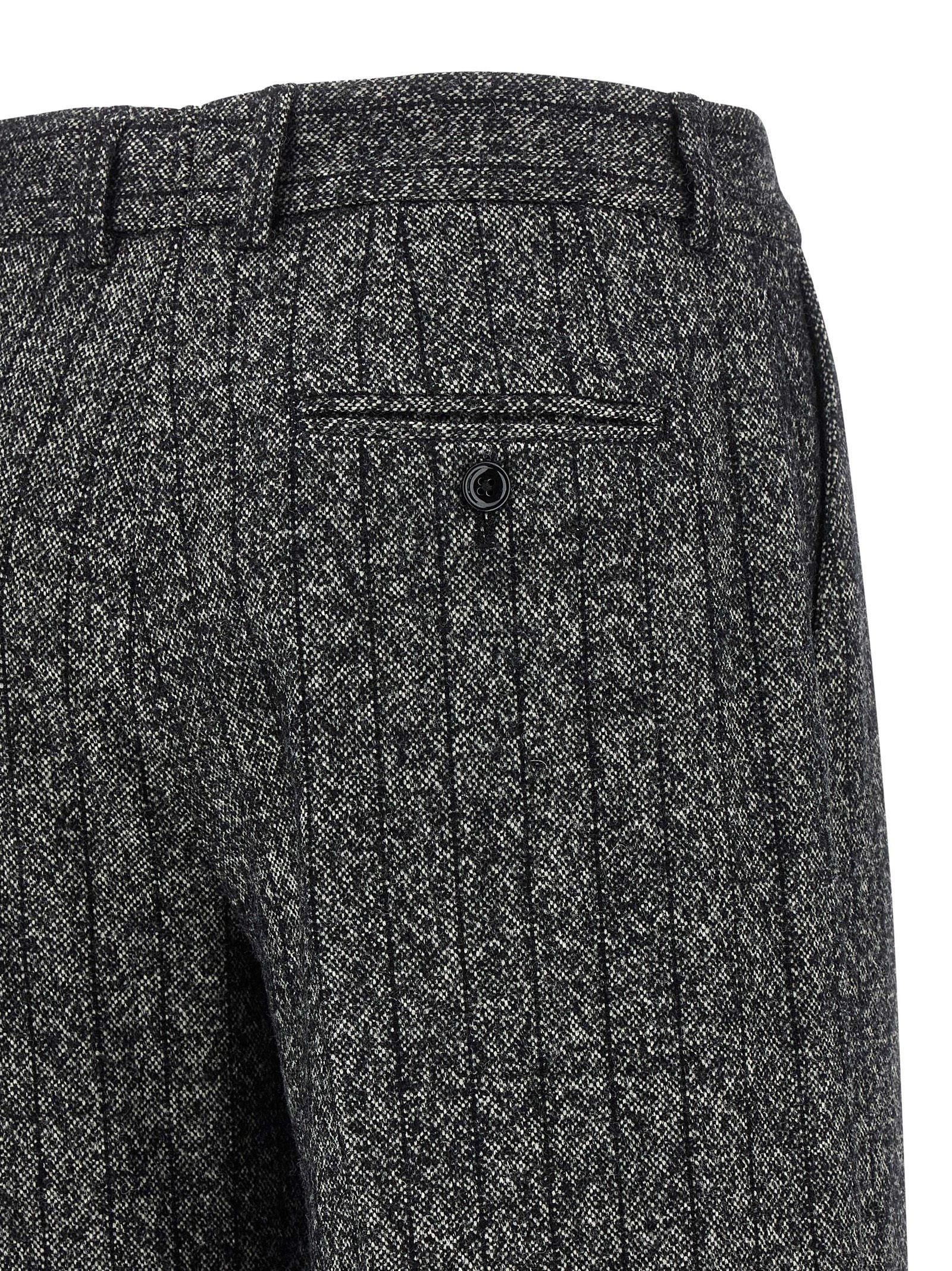 Dolce & Gabbana Women Striped Wool Pants - 4