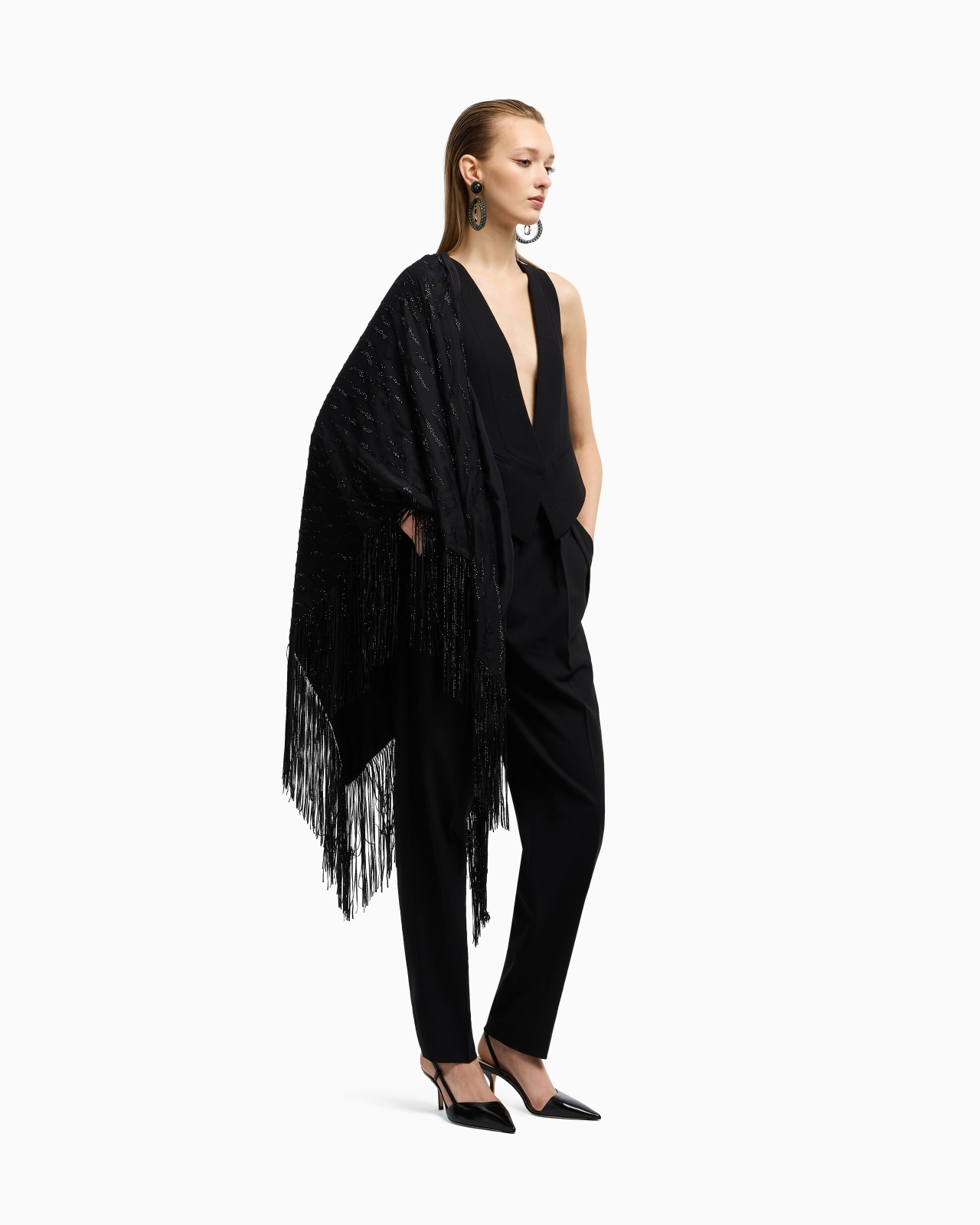 TWO-PLEAT BARATHEA-WOOL TROUSERS - 2