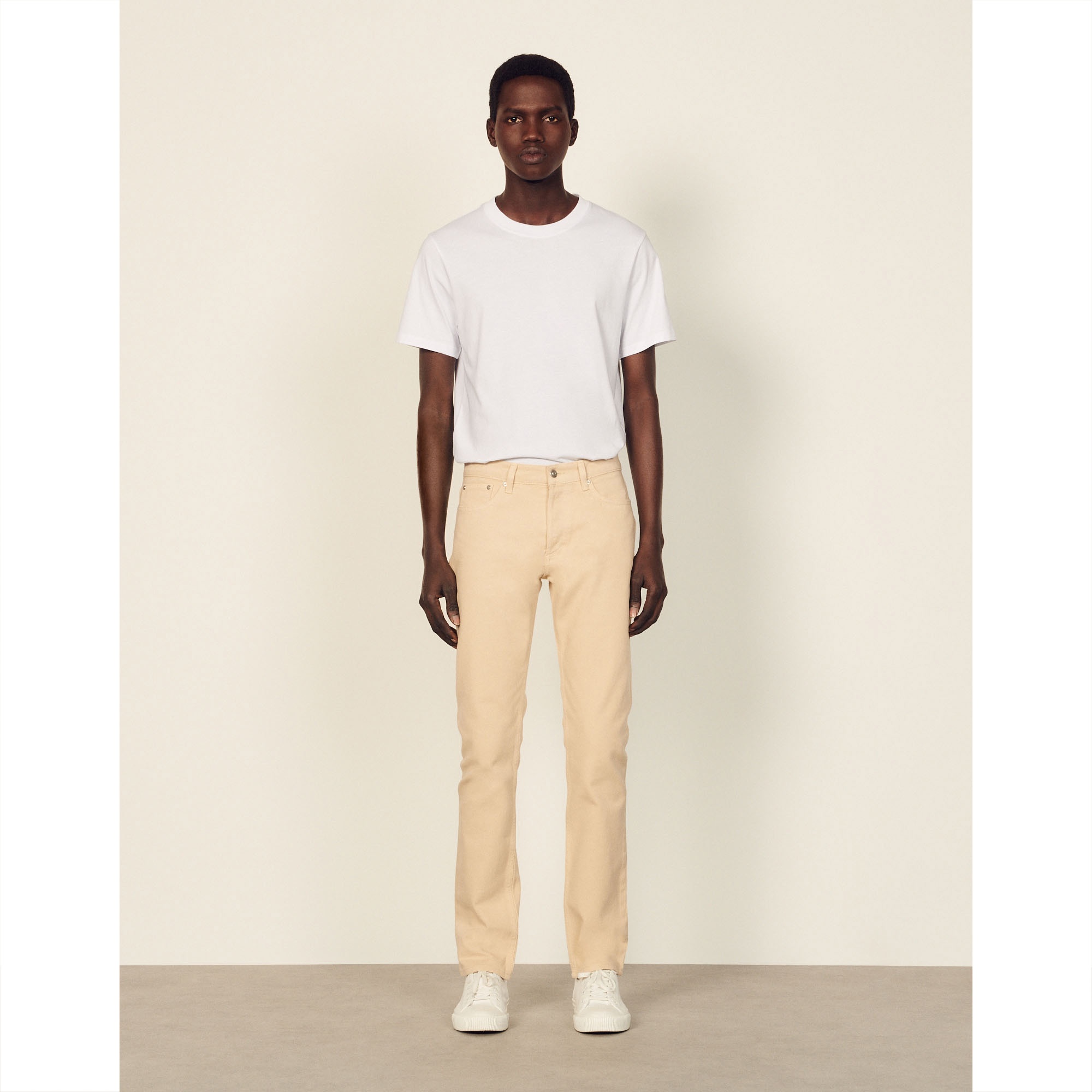 Slim-fit cotton jeans - 7