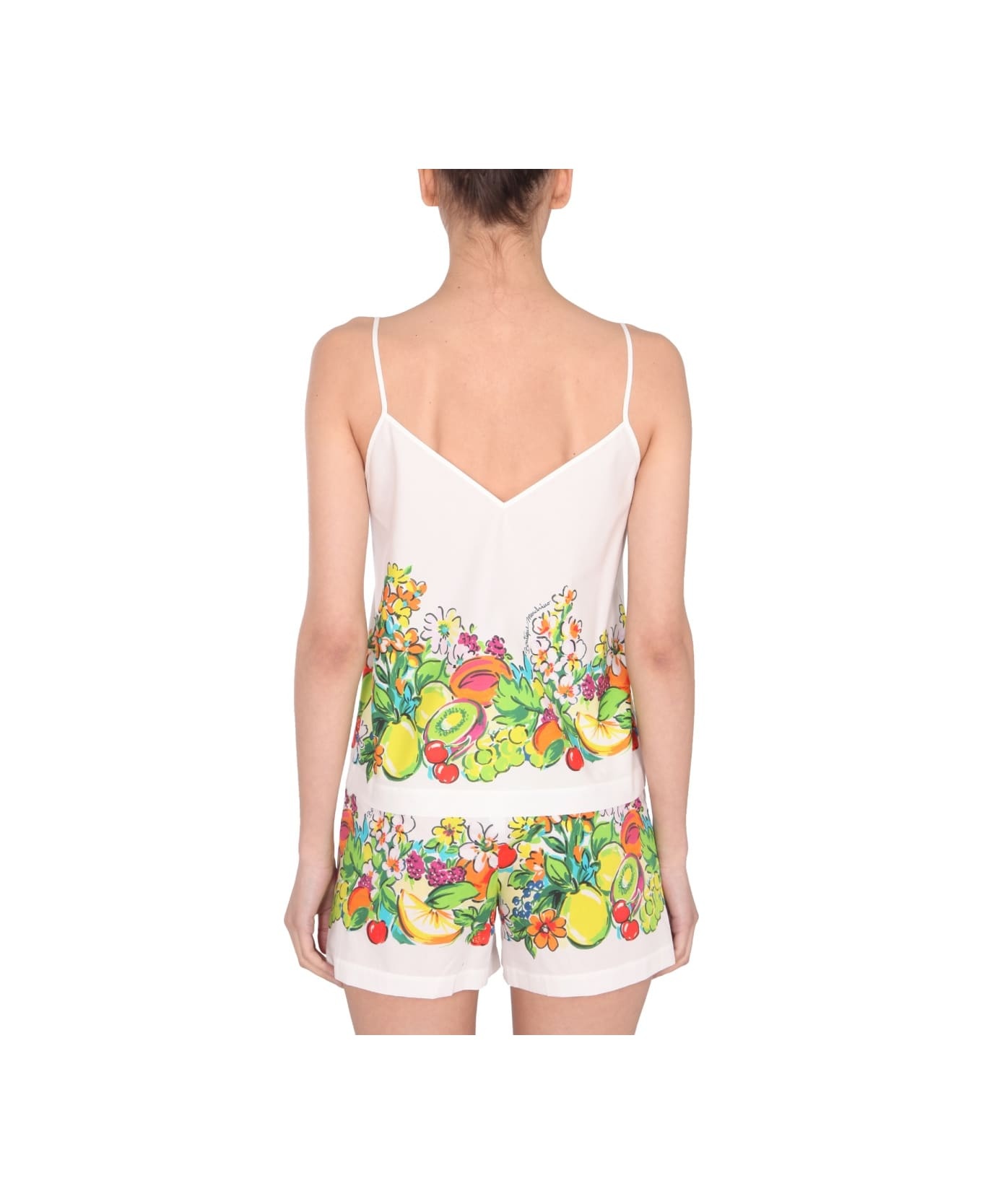 Flower And Fruit Print Top - 3