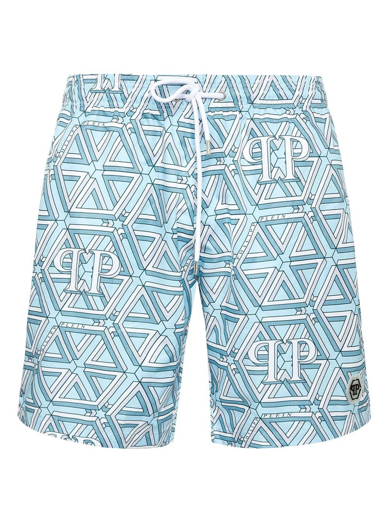 monogram swim shorts 1