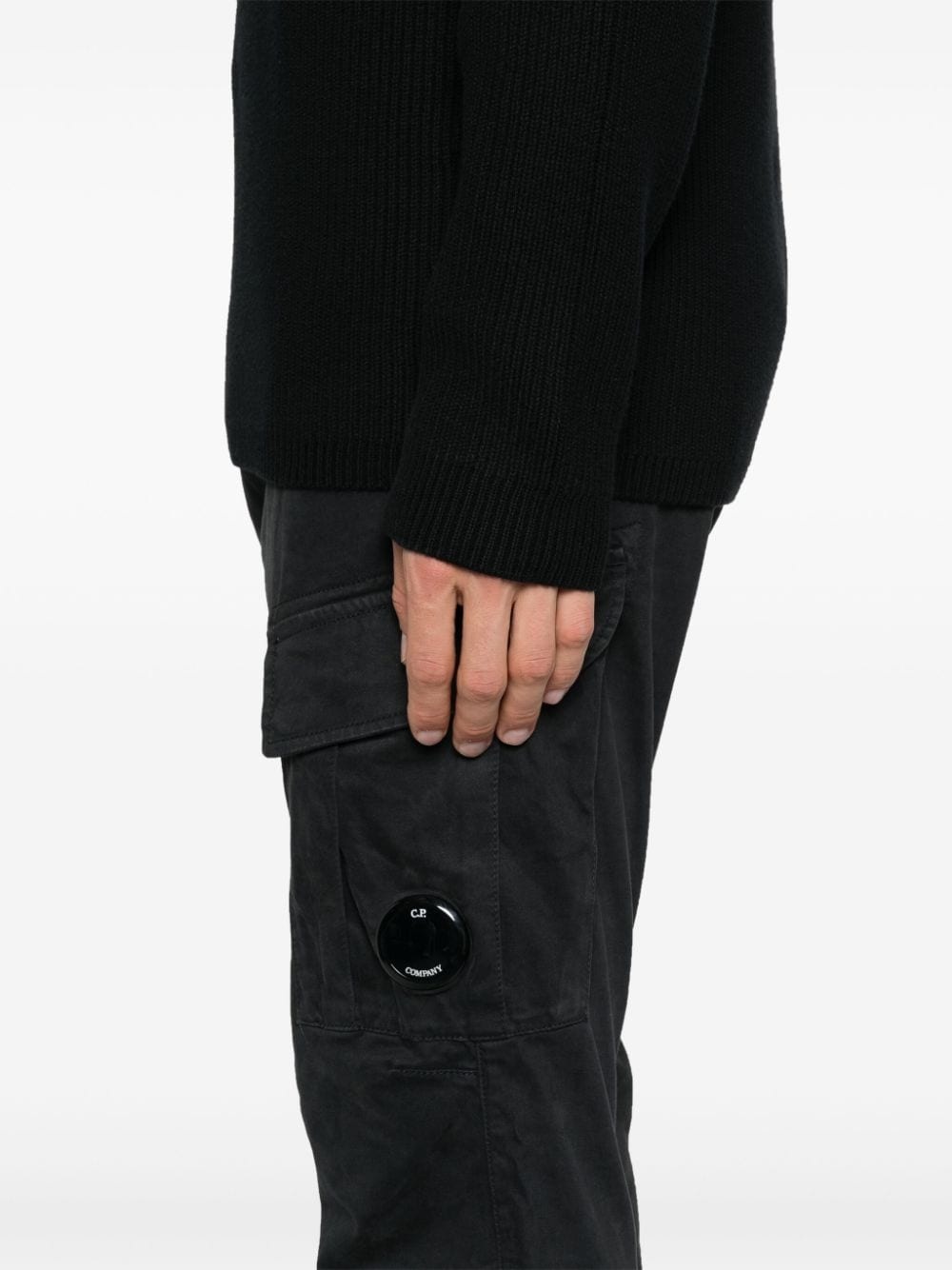 Lens-detail cargo pants - 5