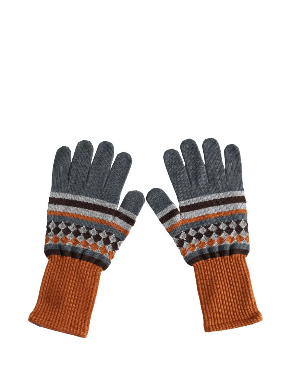 Aquifolia striped-detail gloves - 1