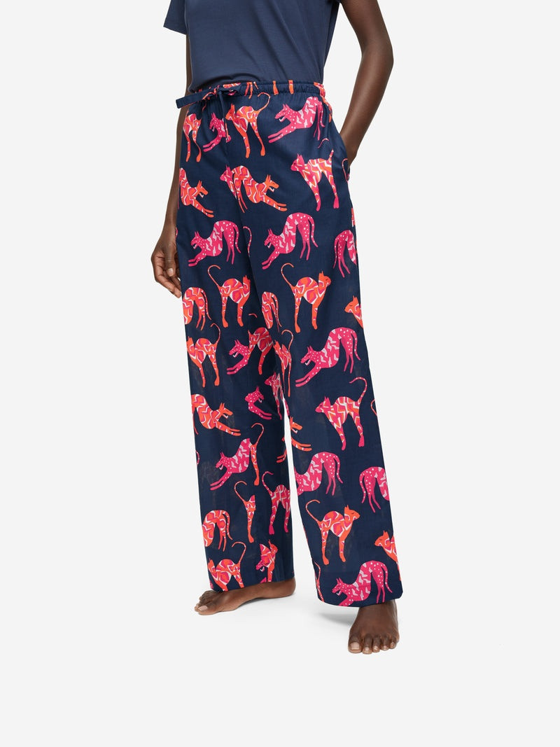 Women's Lounge Trousers Ledbury 52 Cotton Batiste Multi 5