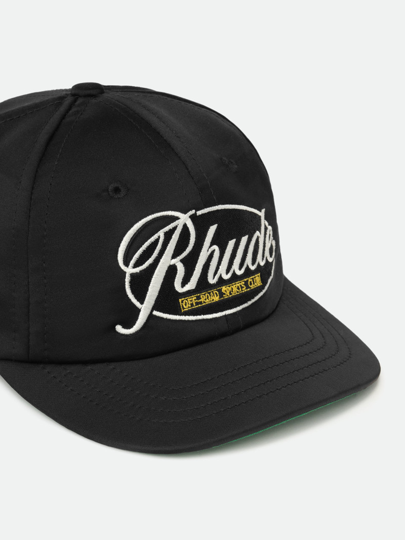RHUDE SPORTS CLUB CURVED BRIM HAT 3