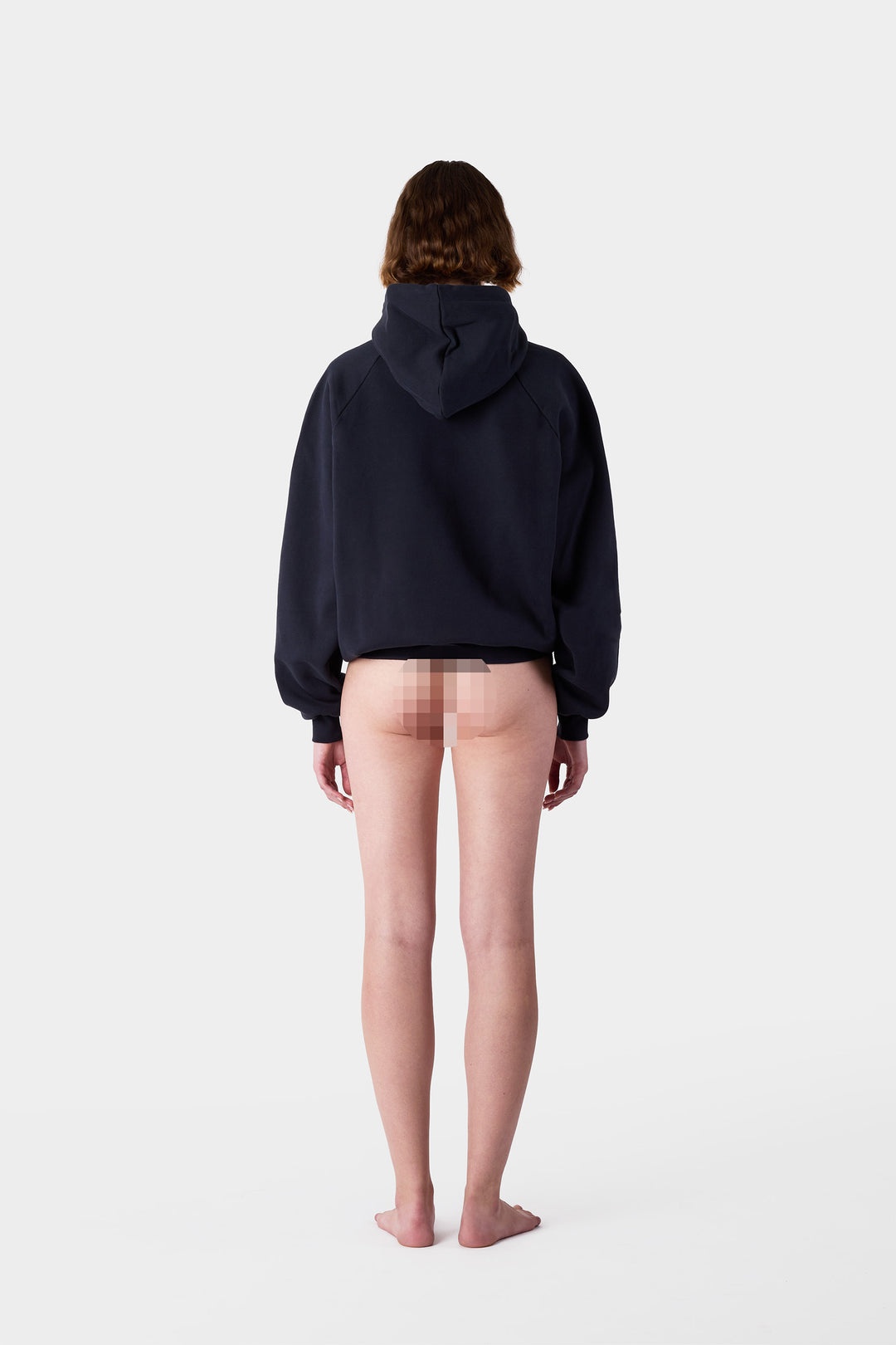 EMBROIDERED BIG LOGO HOODIE / blue SUNNEI - 8