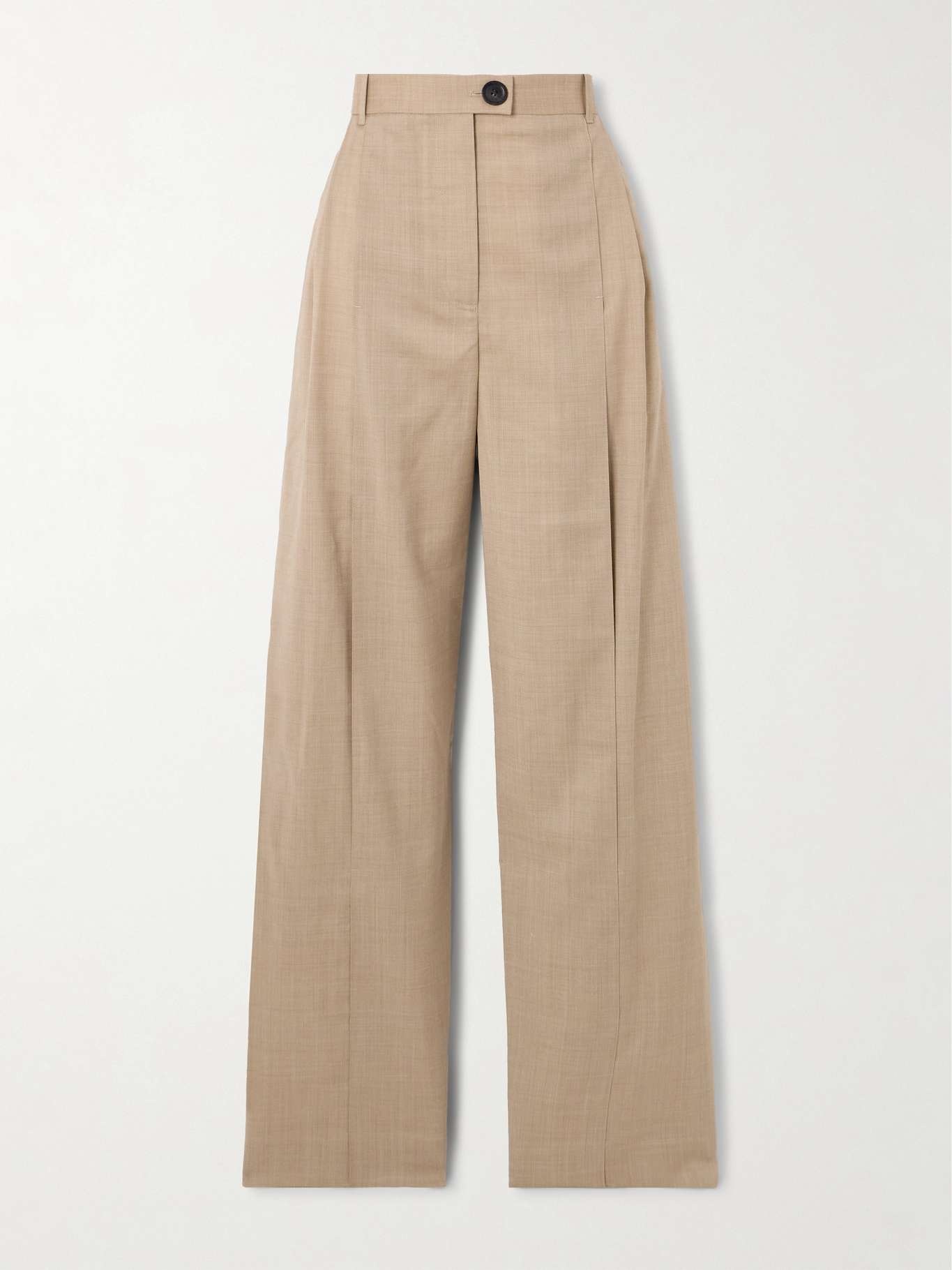 Cutout wool-blend pants - 1