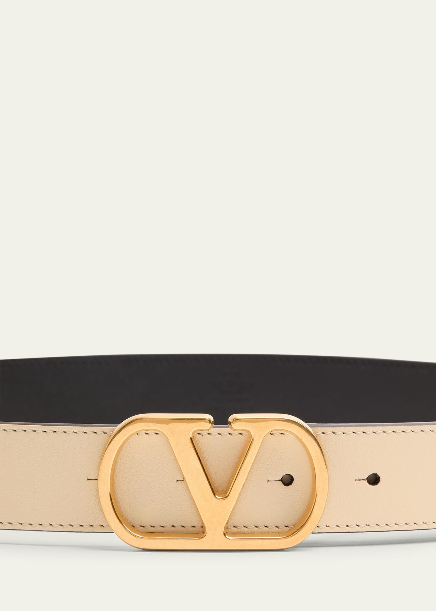 VLOGO Signature Leather Belt - 2
