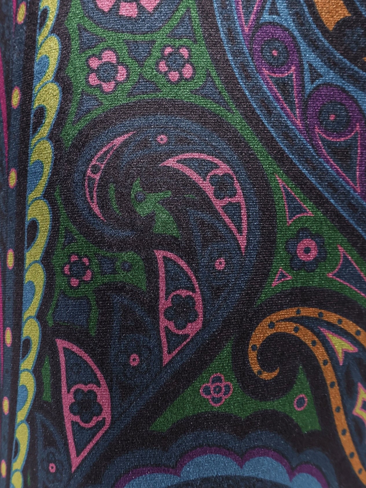 パンツ ETRO Chenille trousers with multicolor print Etro Chenille Trousers With Multicolor Print | italist