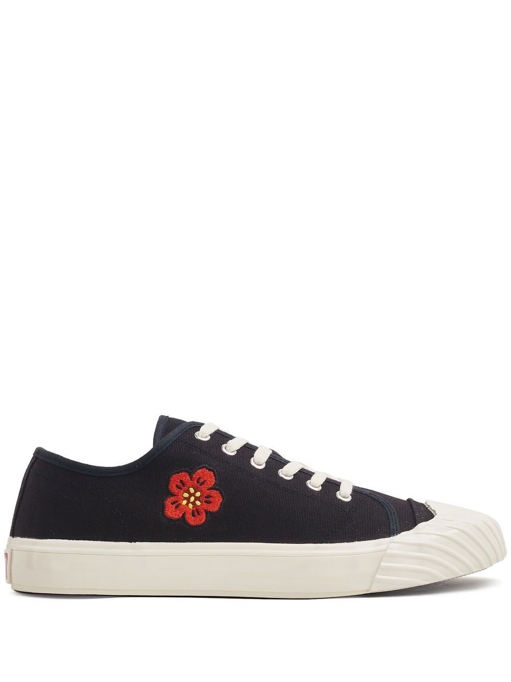 lace-up low-top sneakers - 1