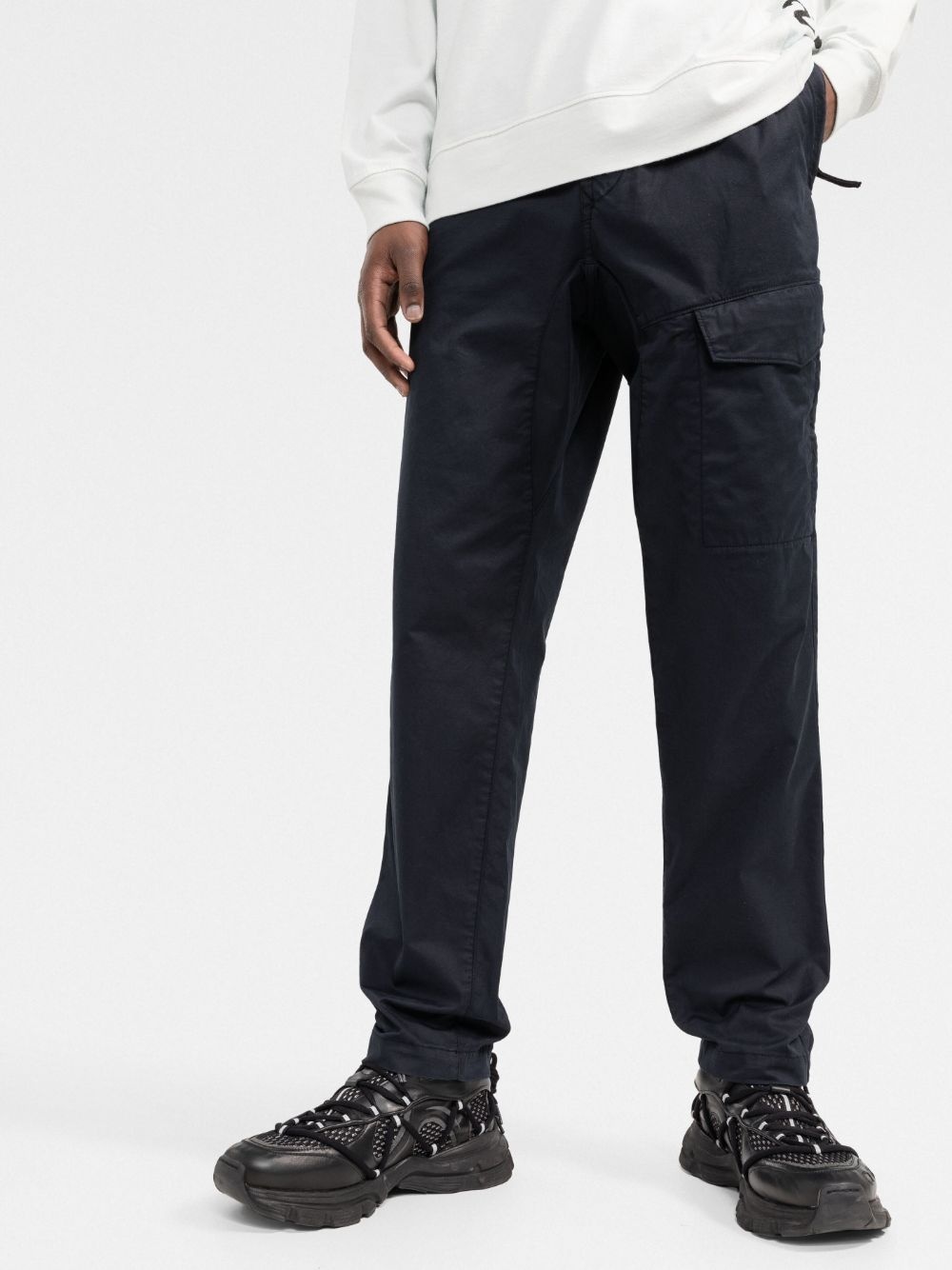 Compass-patch cargo trousers - 3