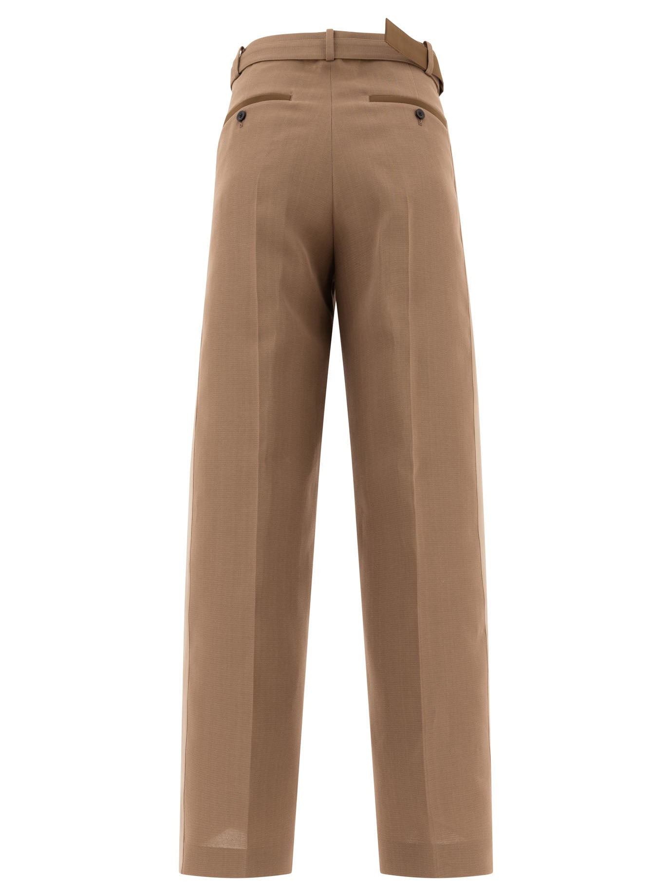 Sacai Women Tailored Belted Trousers - 2