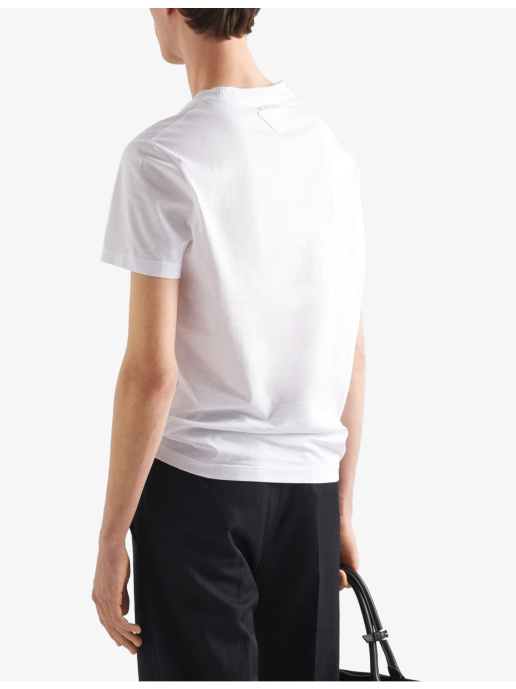 Slim-fit crew-neck cotton T-shirts pack of three - 4