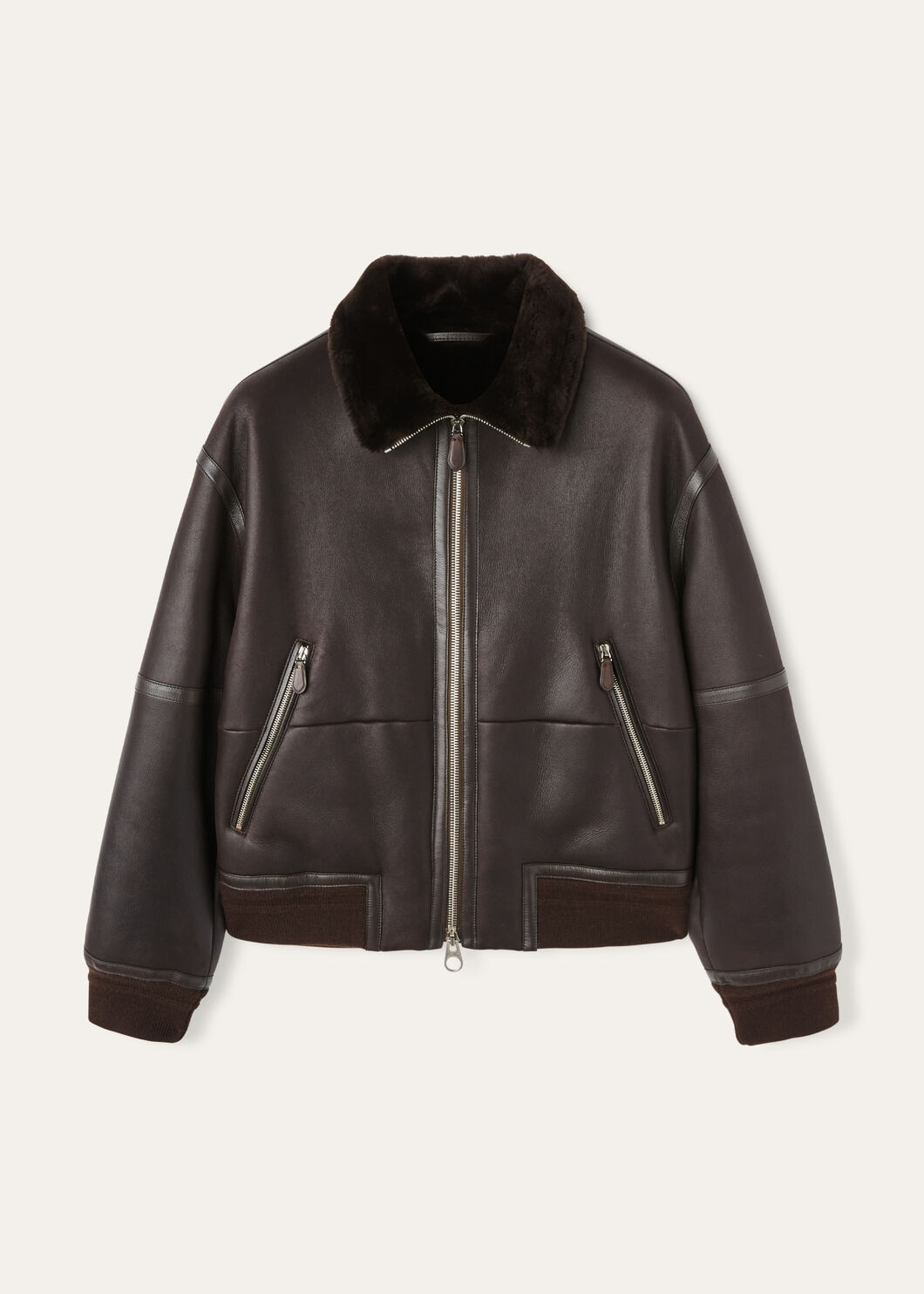 Loro Piana/NOI ウールレザー リバーシブルボンバージャケット 52 assemble store | Loro Piana/NOI Wool Leather Reversible