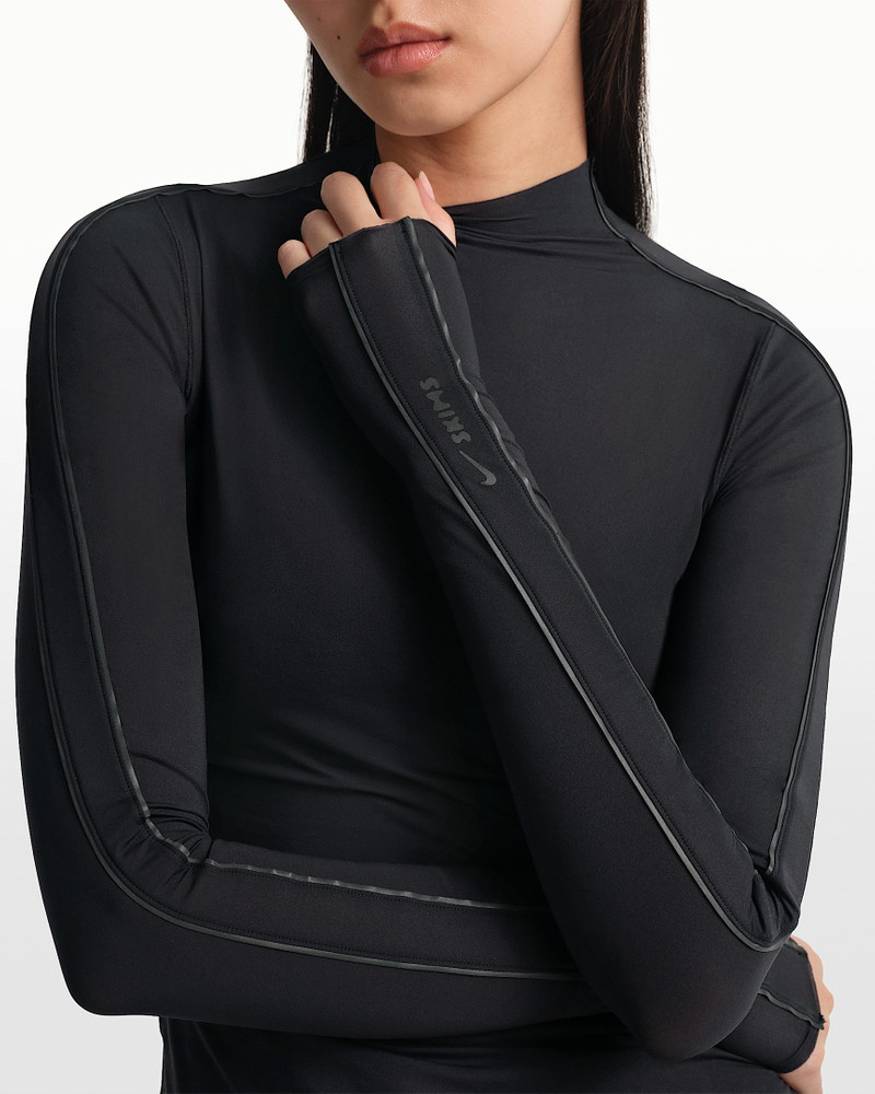 NikeSKIMS Weightless Layers Women's Mock-Neck Long-Sleeve Top 6
