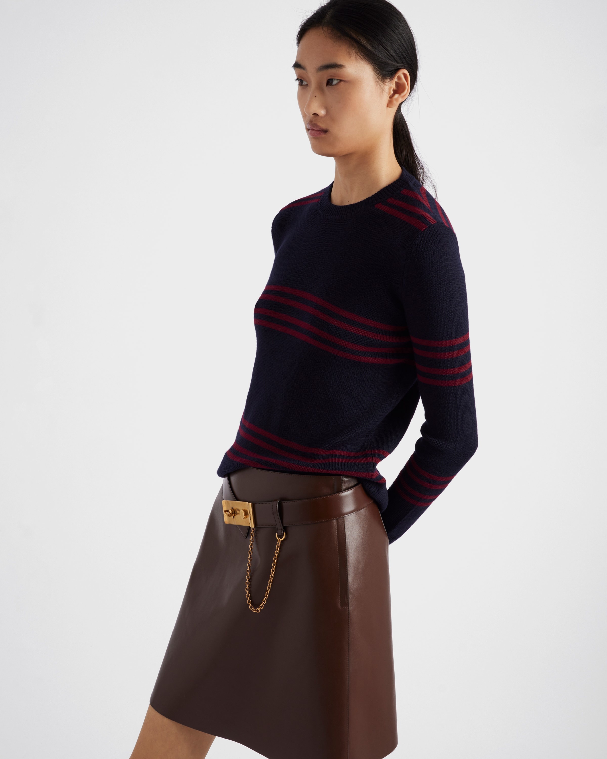 Leather miniskirt - 4