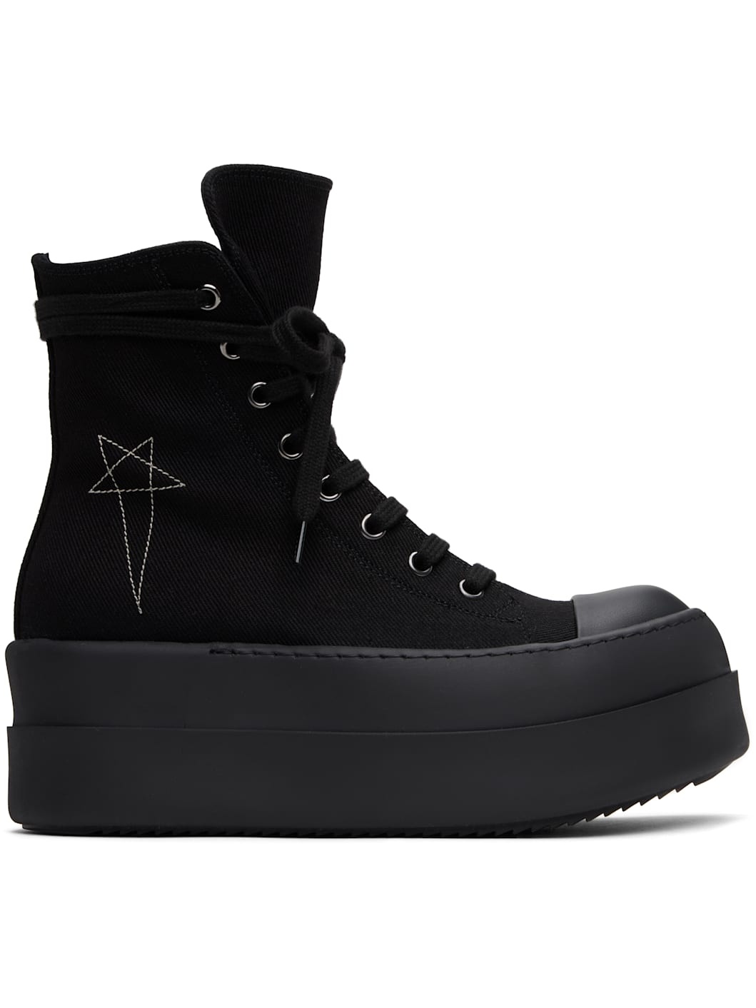 Black Hollywood Double Bumper Sneaks Sneakers - 1