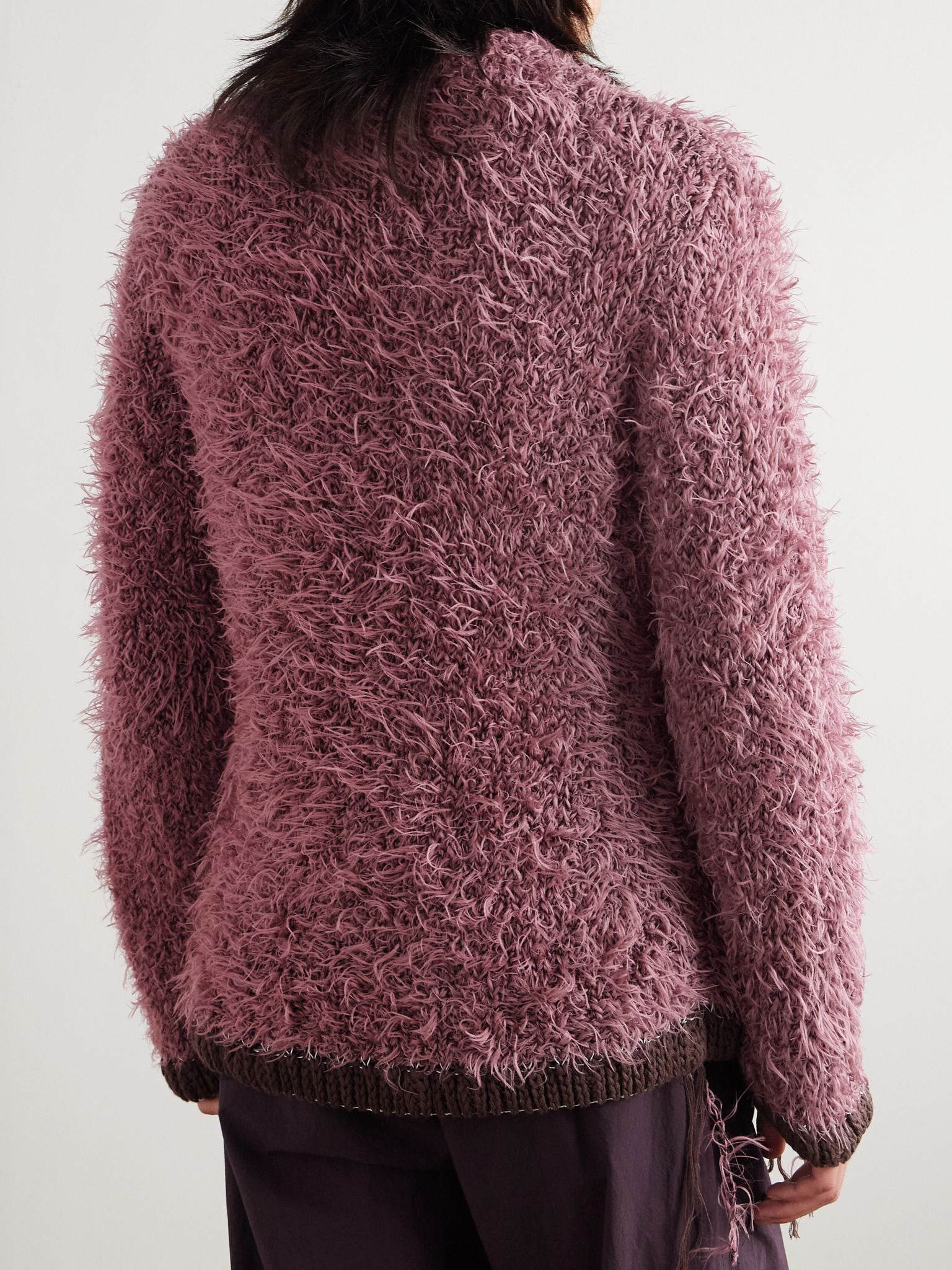 Brushed-Knit Sweater Pink - 3