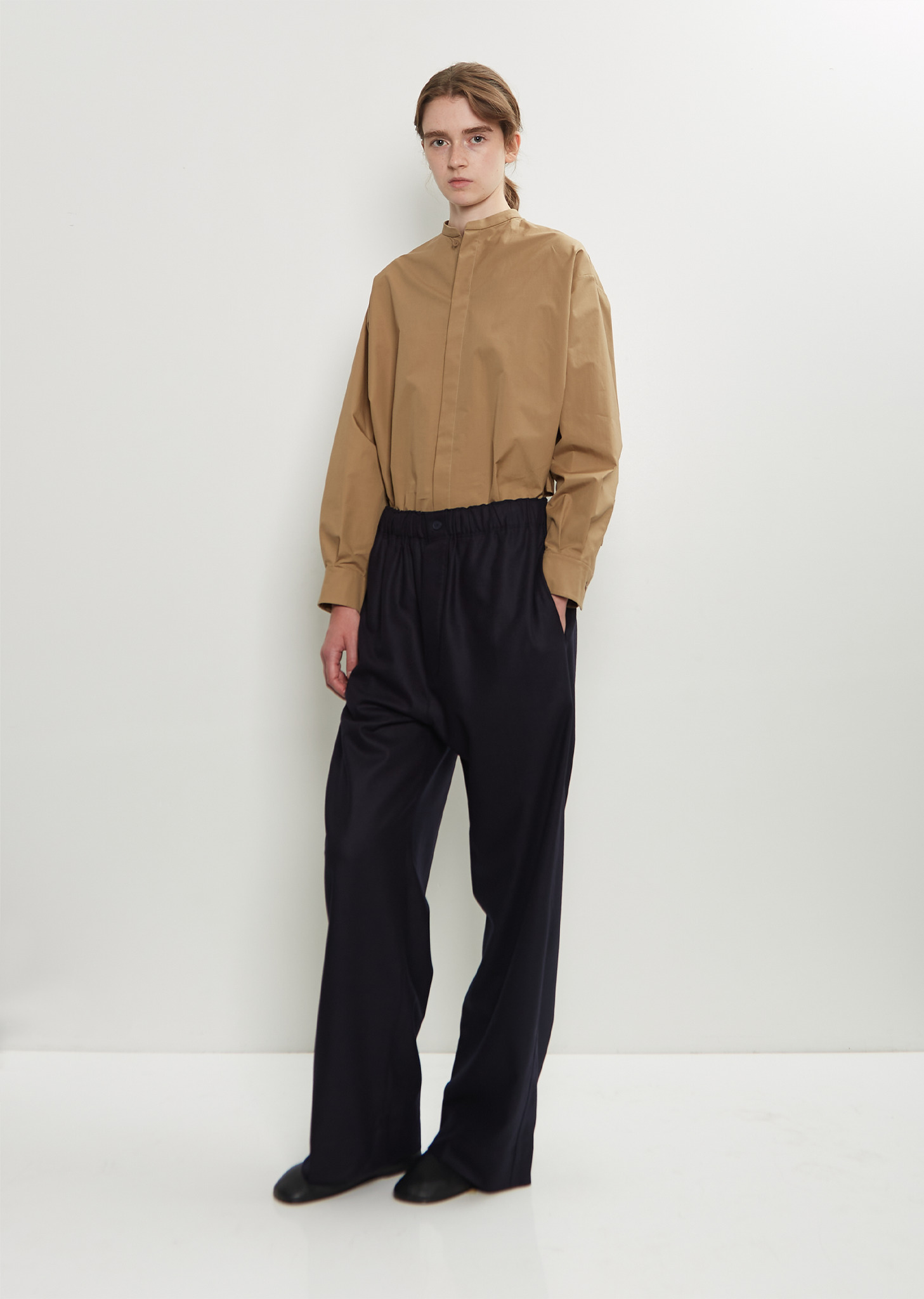 Wool Pull-On Trouser - 4