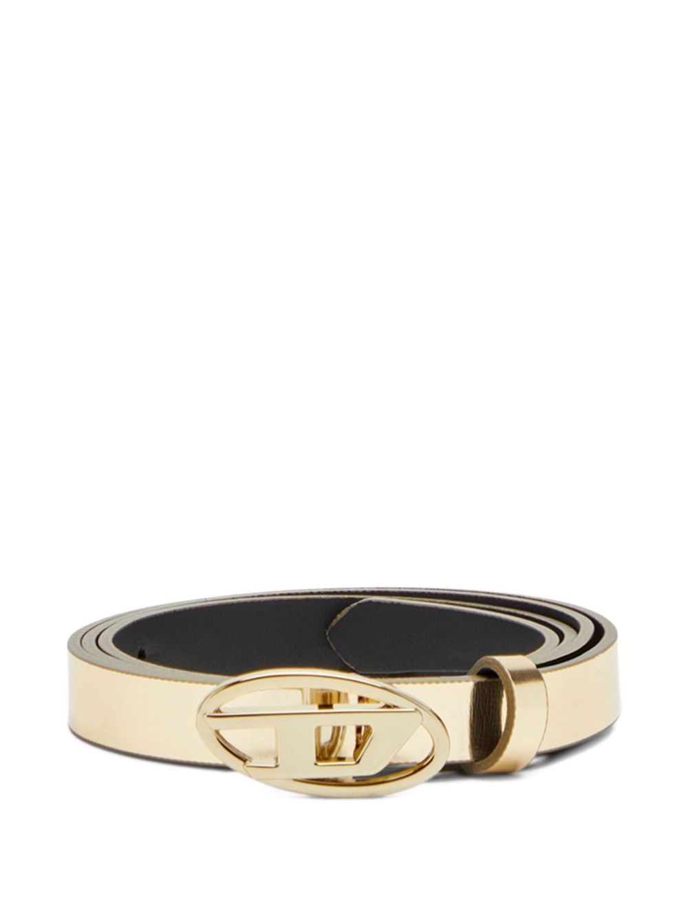 oval-buckle belt - 1